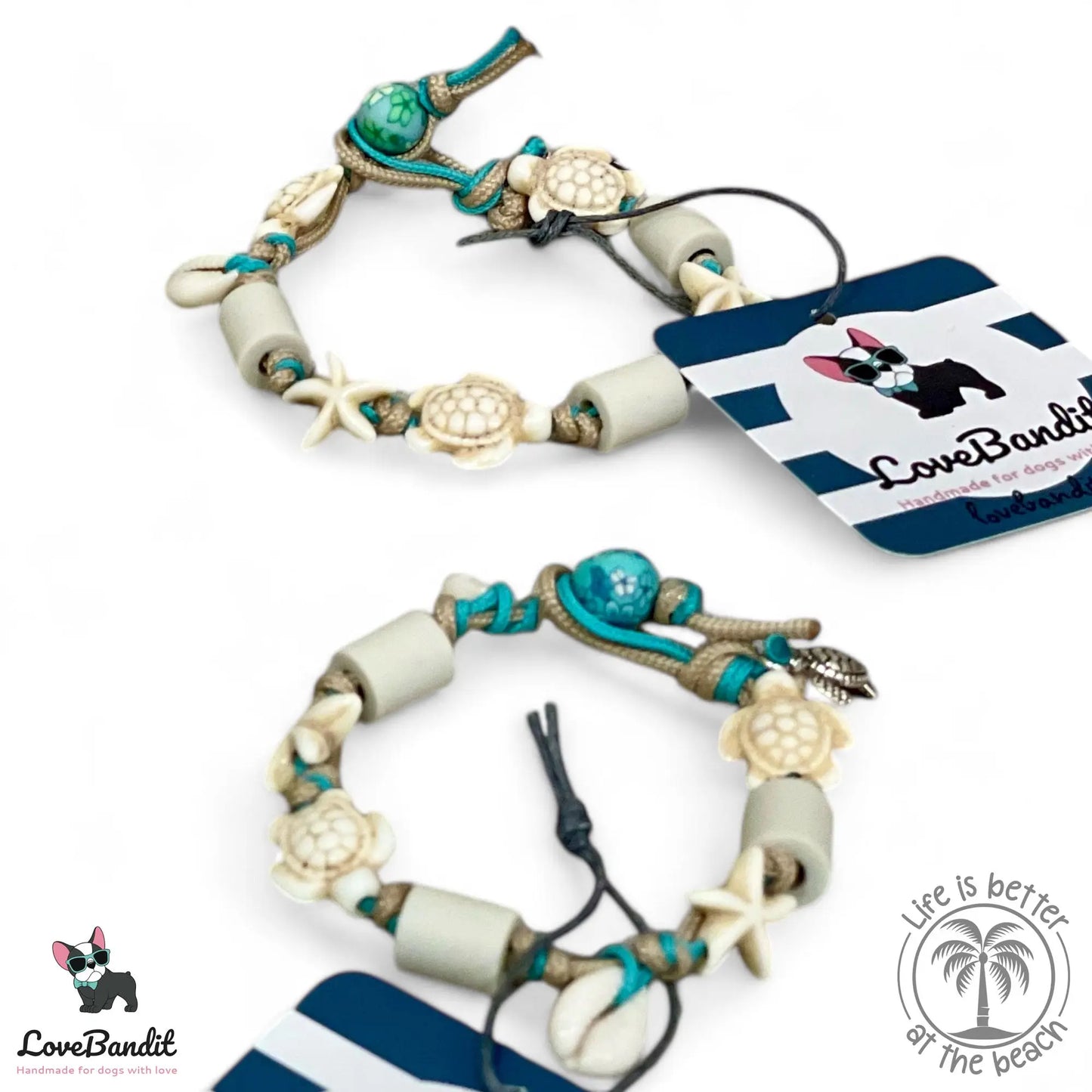 EM-Keramik Armband Beach Surf Dog - LoveBandit
