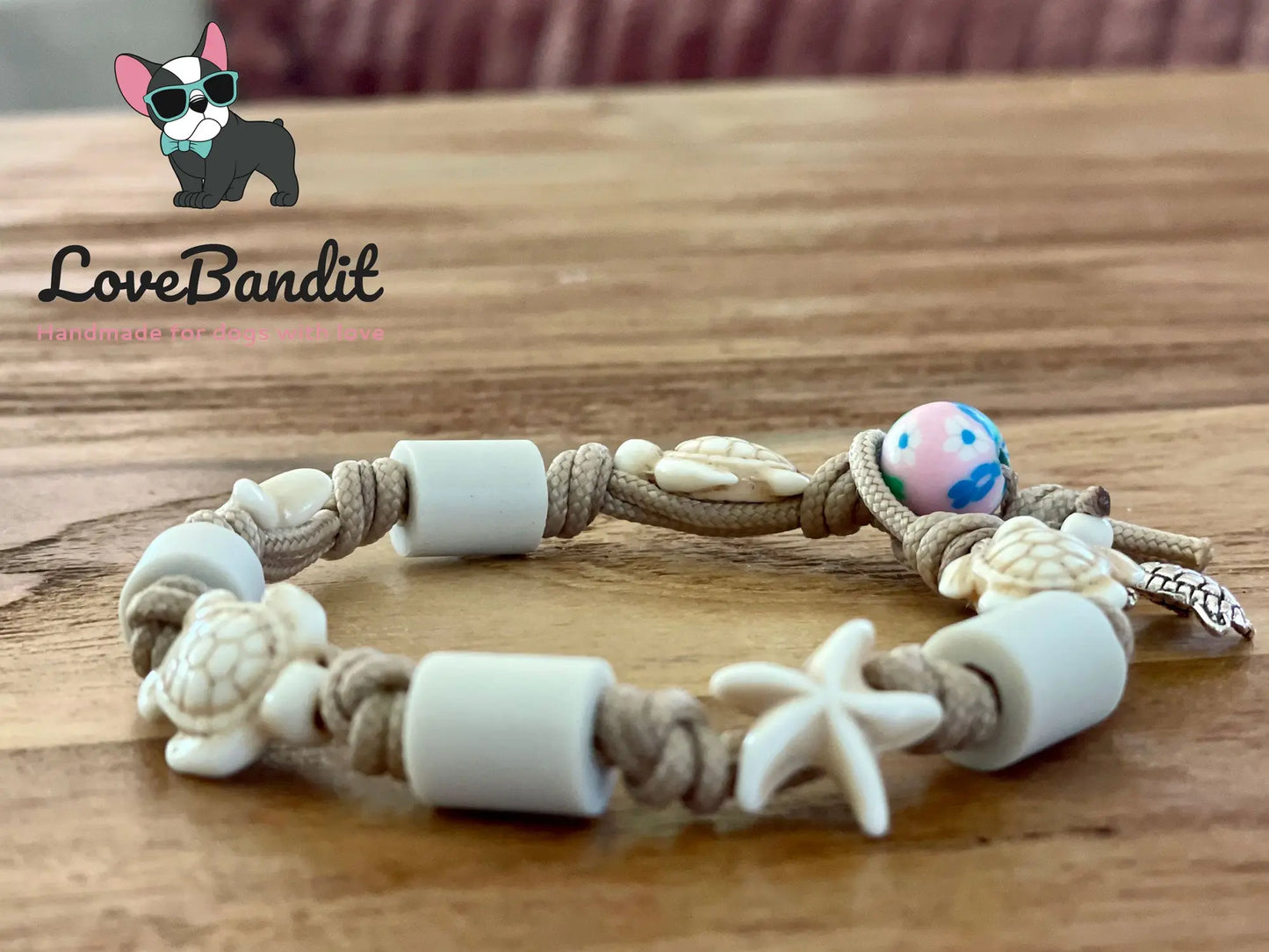 EM-Keramik Armband Schildkröten Seesterne Natur - LoveBandit