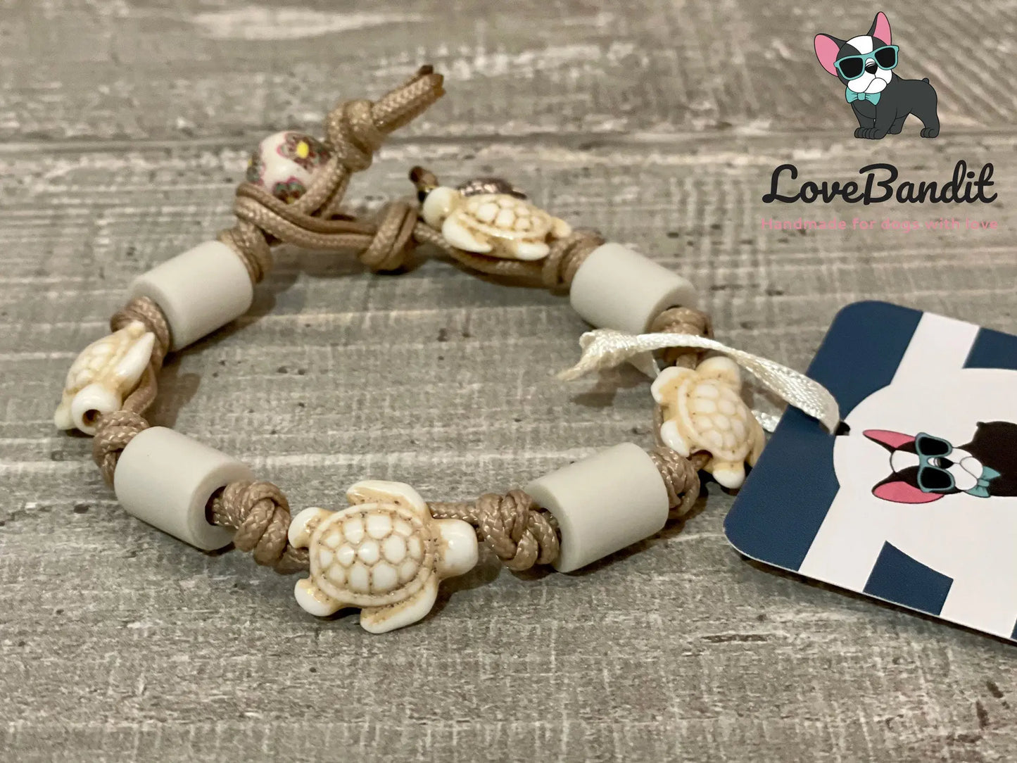 EM-Keramik Armband Schildkröten Seesterne Natur - LoveBandit