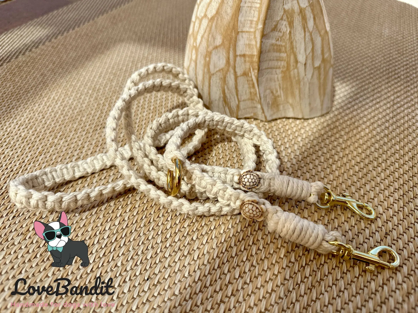 Crossbody Handykette Makramee Schildkröten Seesterne Muscheln - LoveBandit