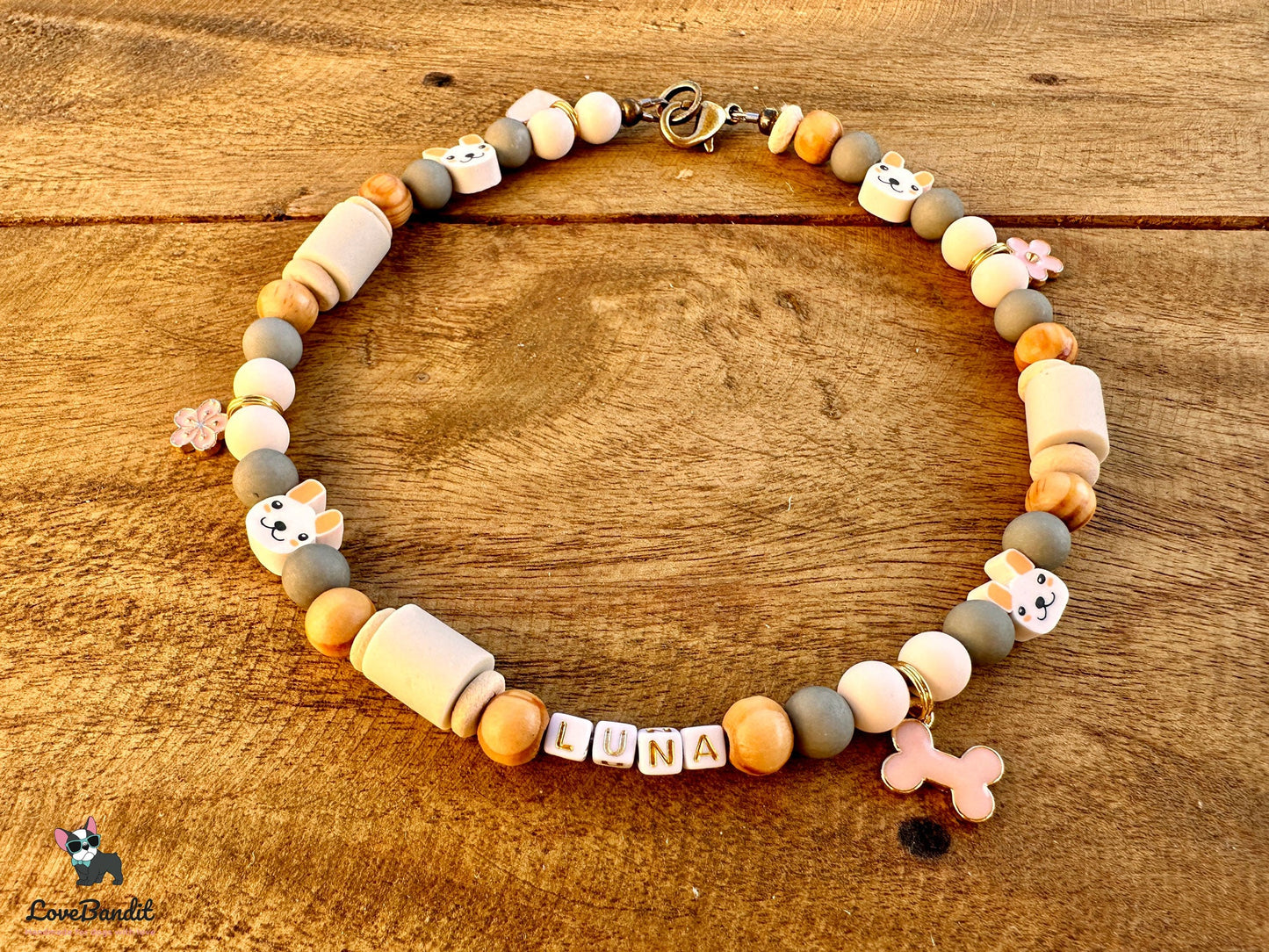 EM-Keramik Halsband Zeckenhalsband Chihuahua Frenchie LoveBandit