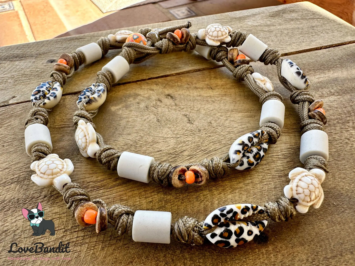 EM Keramik Armband "Leo Muschel voll angesagt" - LoveBandit