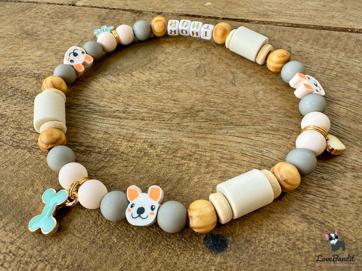 EM-Keramik Halsband Zeckenhalsband Chihuahua Frenchie LoveBandit