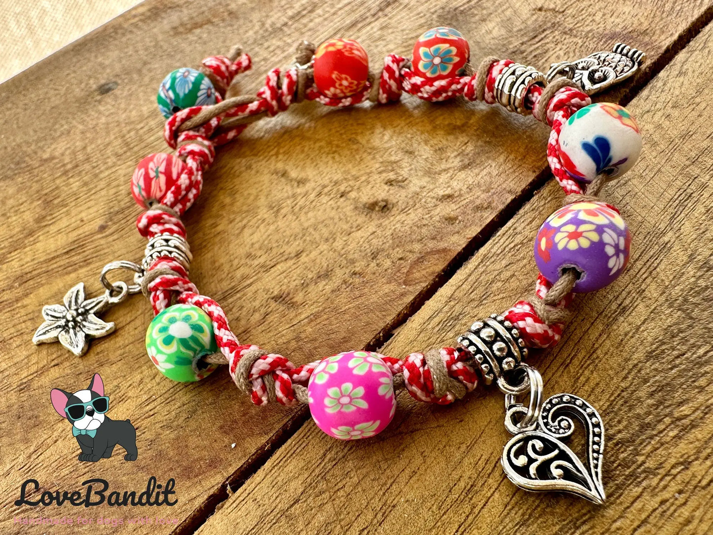 EM-Keramik Halsband Zeckenhalsband Wiesn Trachtenanhänger - LoveBandit