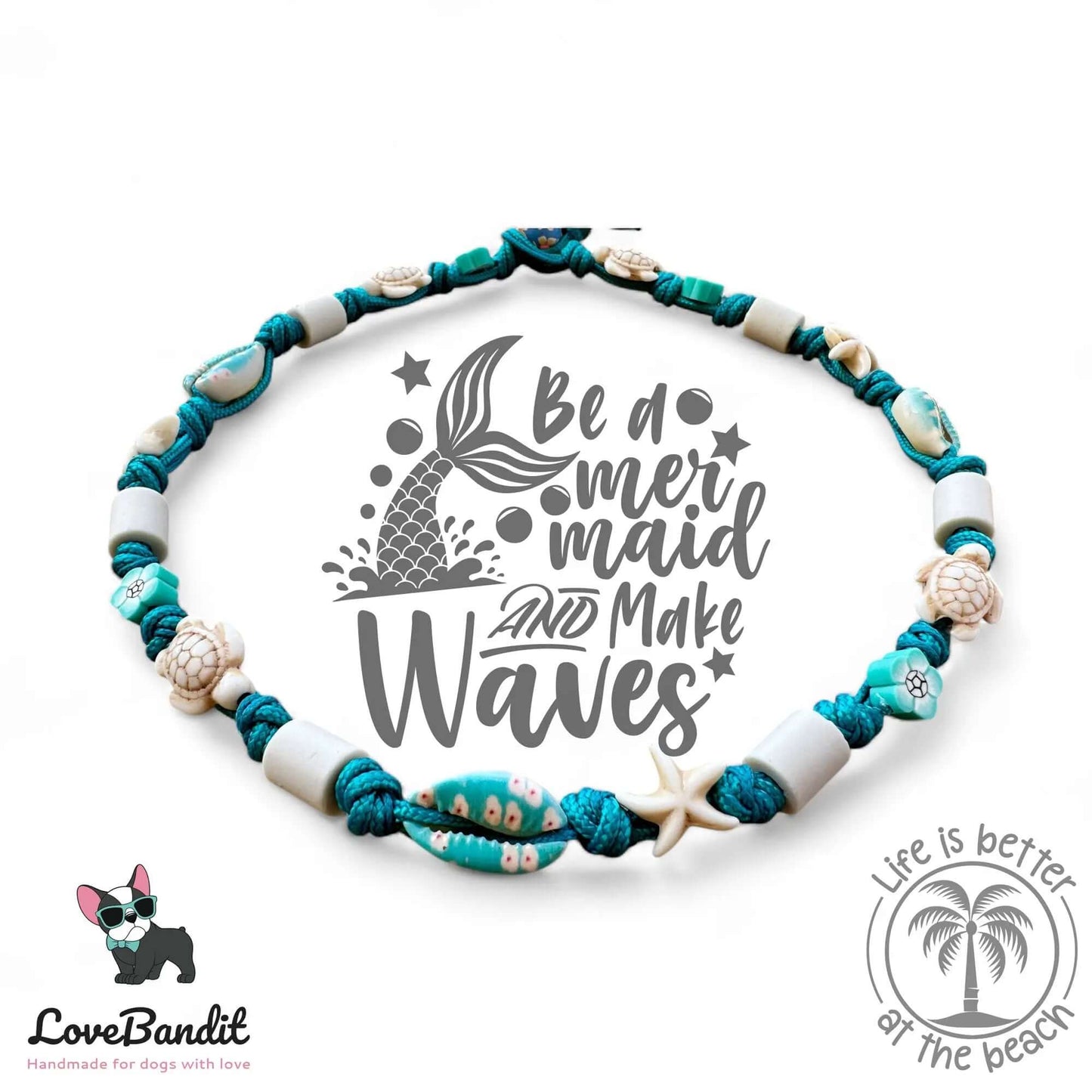 EM-Keramik Halsband Zeckenhalsband Mermaid - LoveBandit