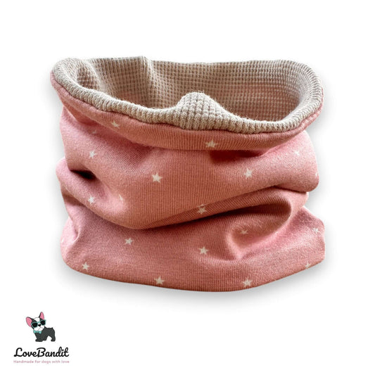 Hundeloop Hundehalstuch Frühling Sommer Sterne Mini Rosa - LoveBandit