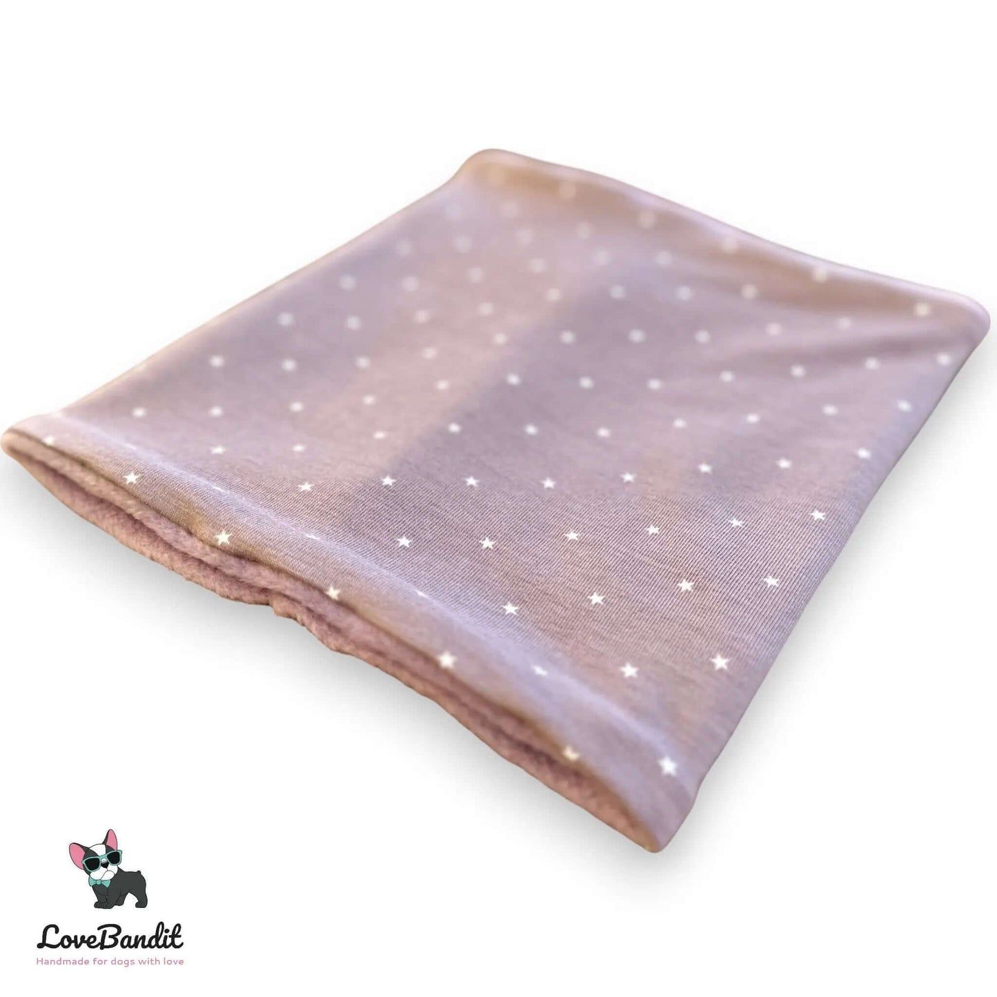 Hundeloop Hundeschal Mini Sterne altflieder - LoveBandit
