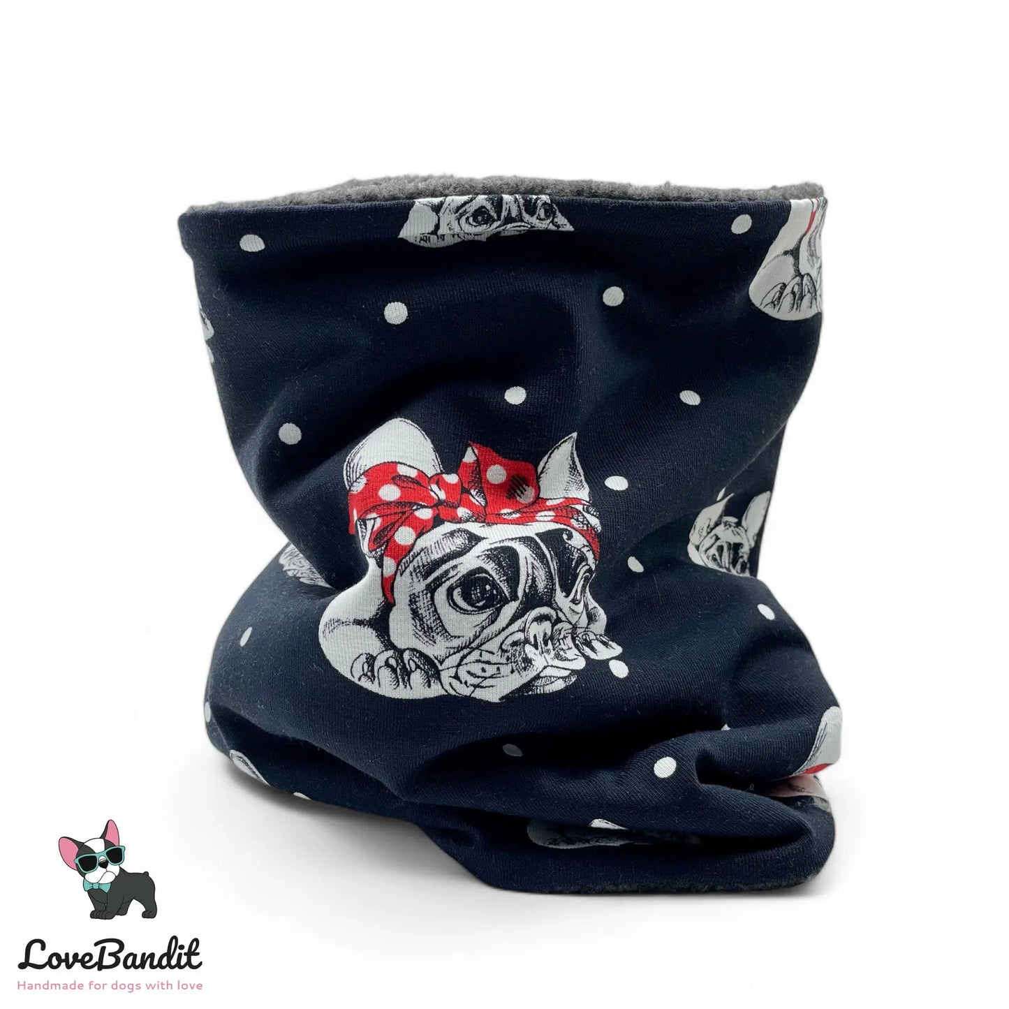Hundeloop Hundeschal Französische Bulldogge Bandana - LoveBandit