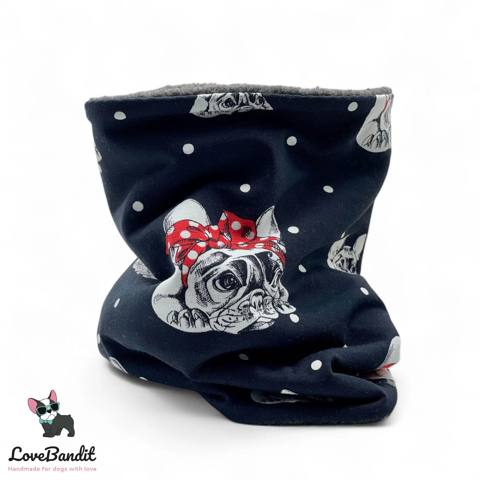 Hundeloop Hundeschal Französische Bulldogge Bandana - LoveBandit
