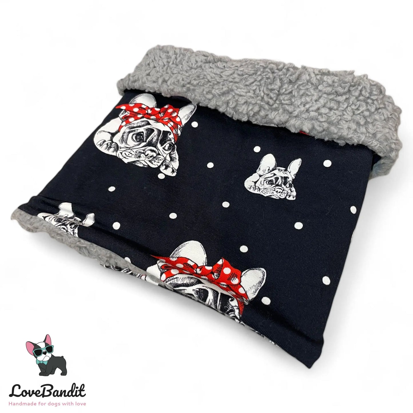 Hundeloop Hundeschal Französische Bulldogge Bandana - LoveBandit