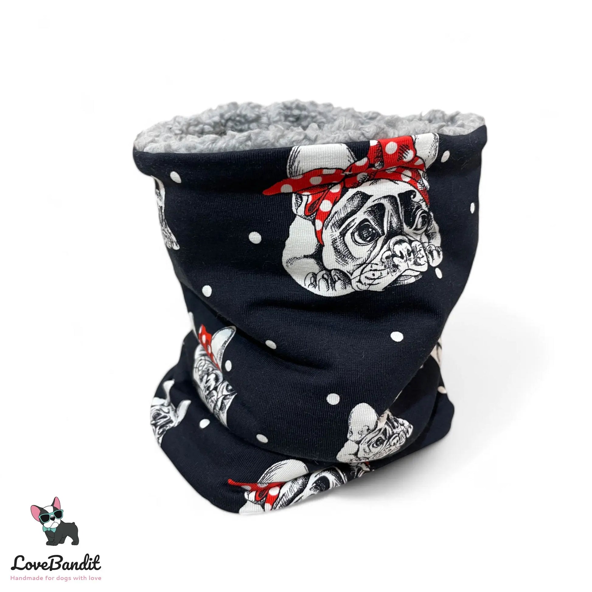 Hundeloop Hundeschal Französische Bulldogge Bandana - LoveBandit