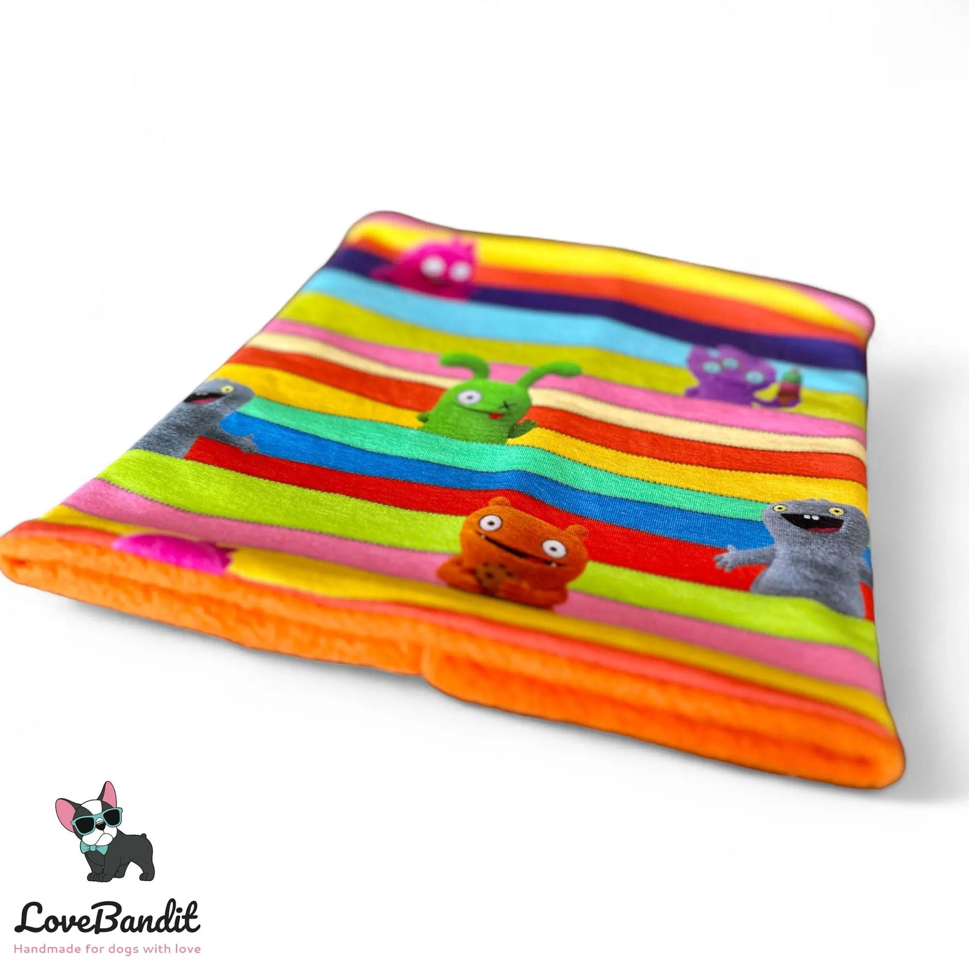 Hundeloop Hundeschal Freches Monster Regenbogen - LoveBandit