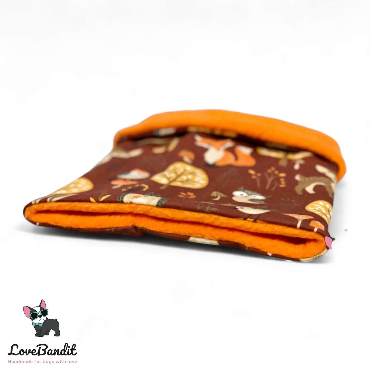 Hundeloop Hundeschal Herbstwald Braun Orange - LoveBandit