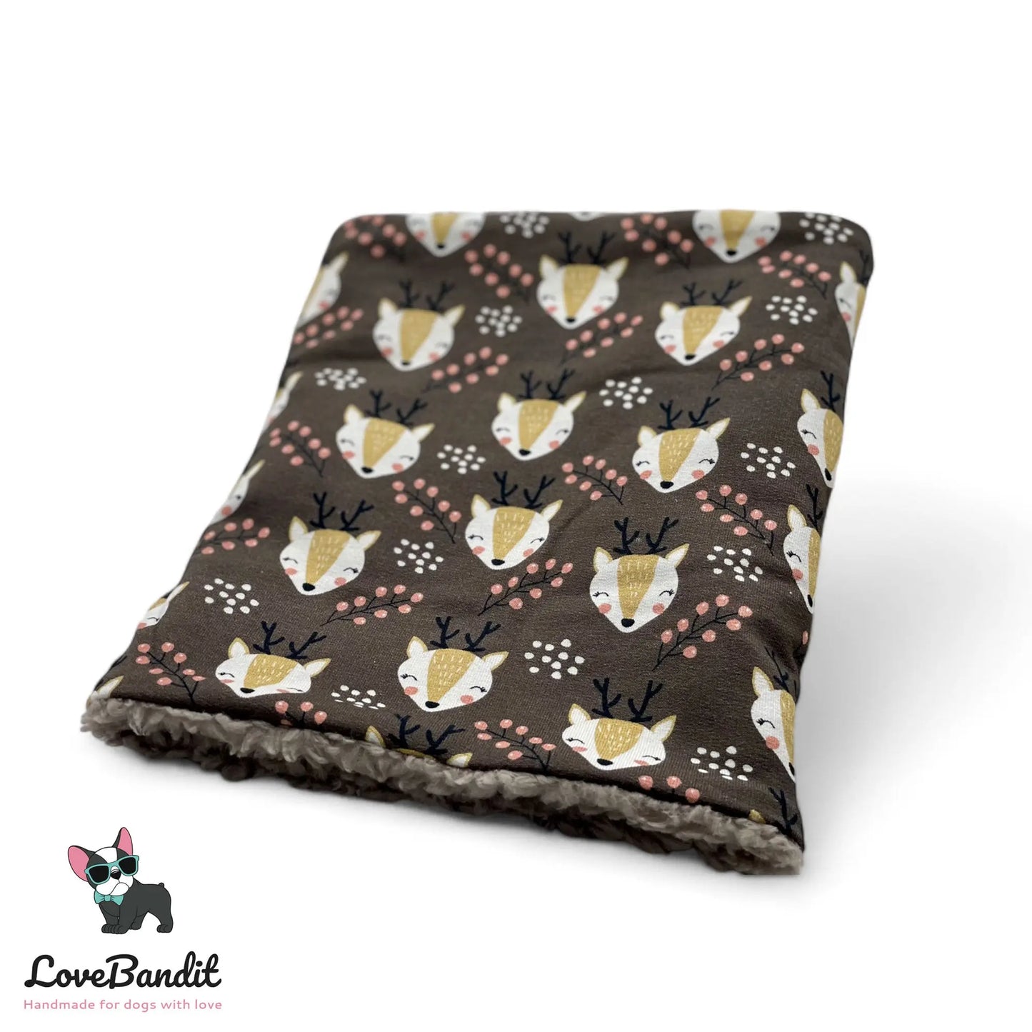 Hundeloop Hundeschal Rentier Braun - LoveBandit