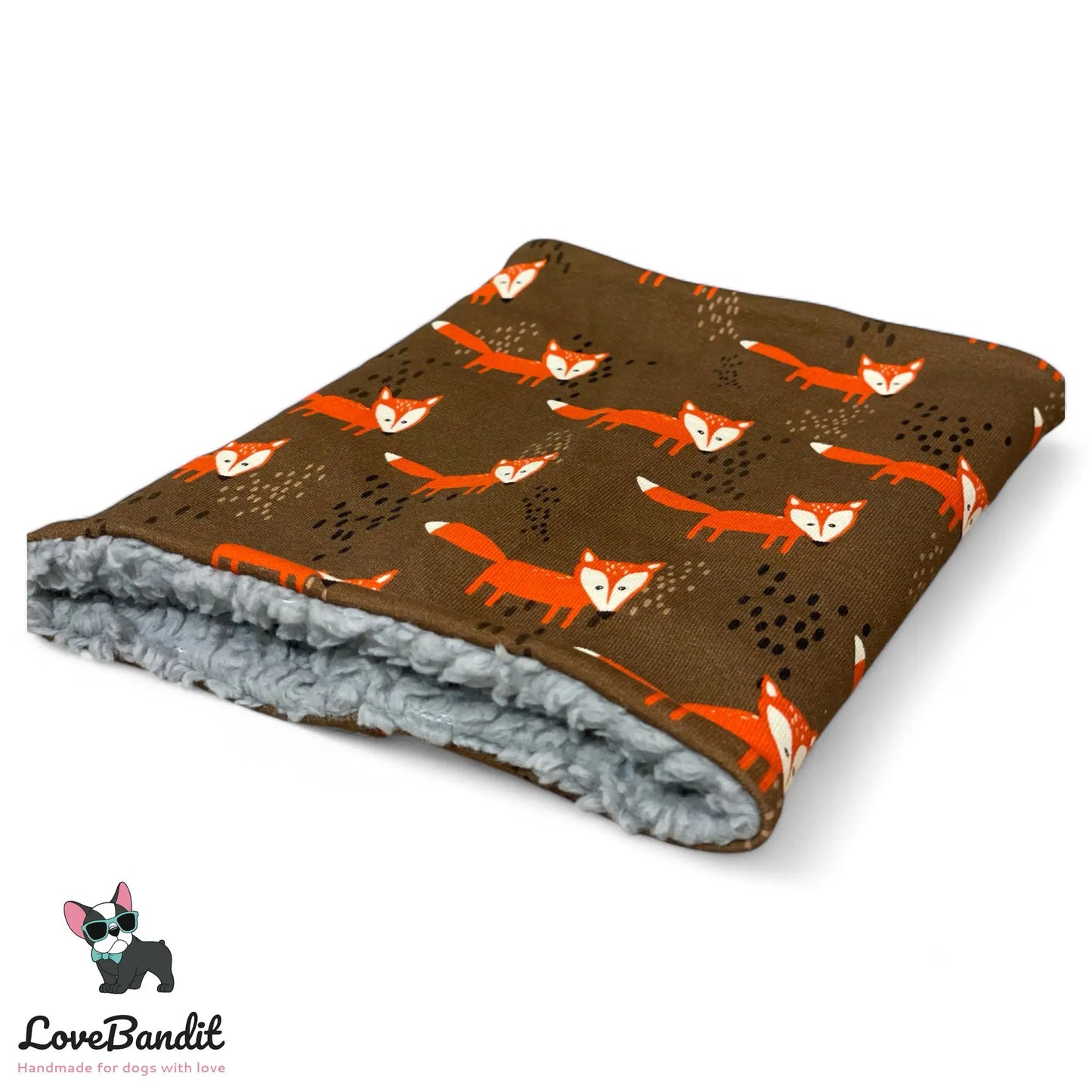 Hundeloop Hundeschal Fuchs Braun Orange - LoveBandit