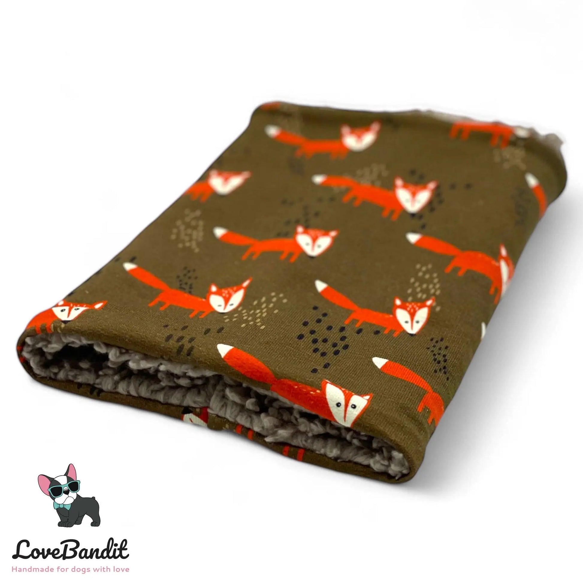Hundeloop Hundeschal Fuchs Braun Orange - LoveBandit