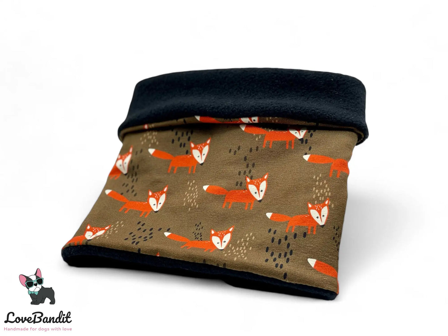 Hundeloop Hundeschal Fuchs Braun Orange - LoveBandit