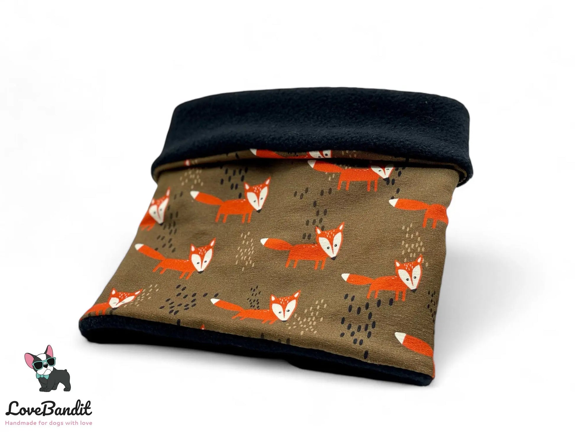 Hundeloop Hundeschal Fuchs Braun Orange - LoveBandit