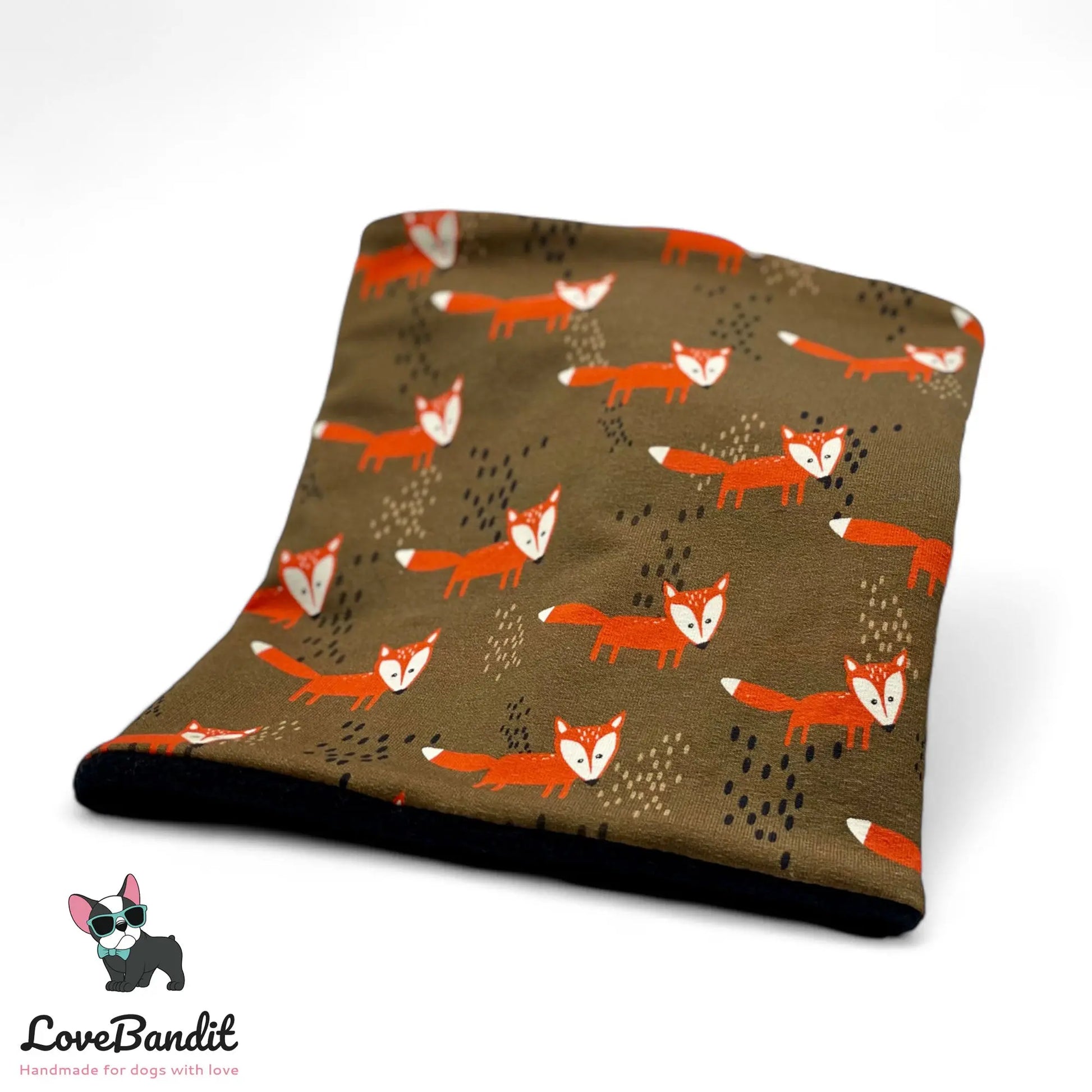 Hundeloop Hundeschal Fuchs Braun Orange - LoveBandit
