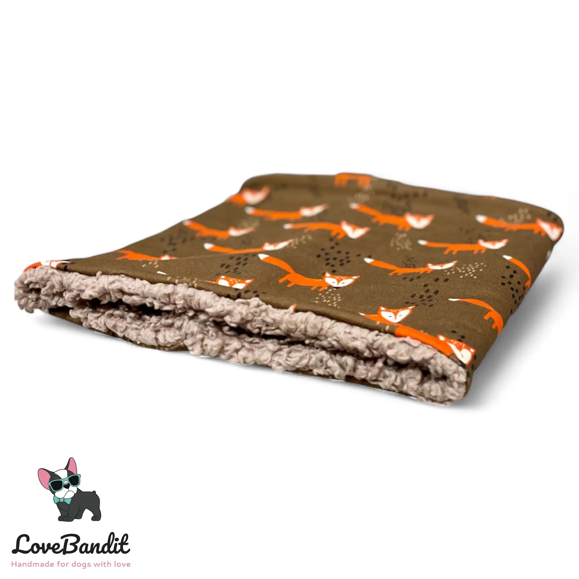 Hundeloop Hundeschal Fuchs Braun Orange - LoveBandit