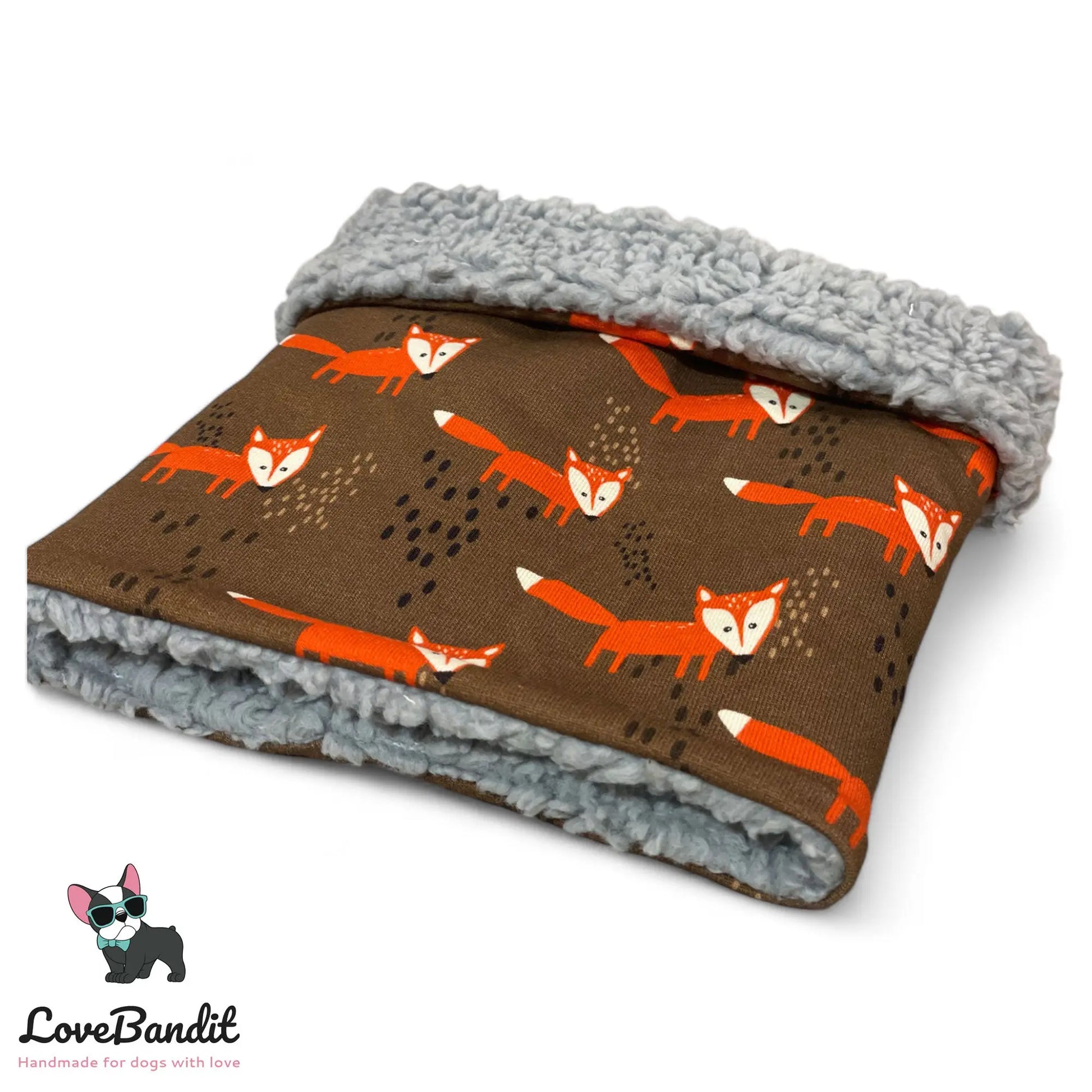 Hundeloop Hundeschal Fuchs Braun Orange - LoveBandit