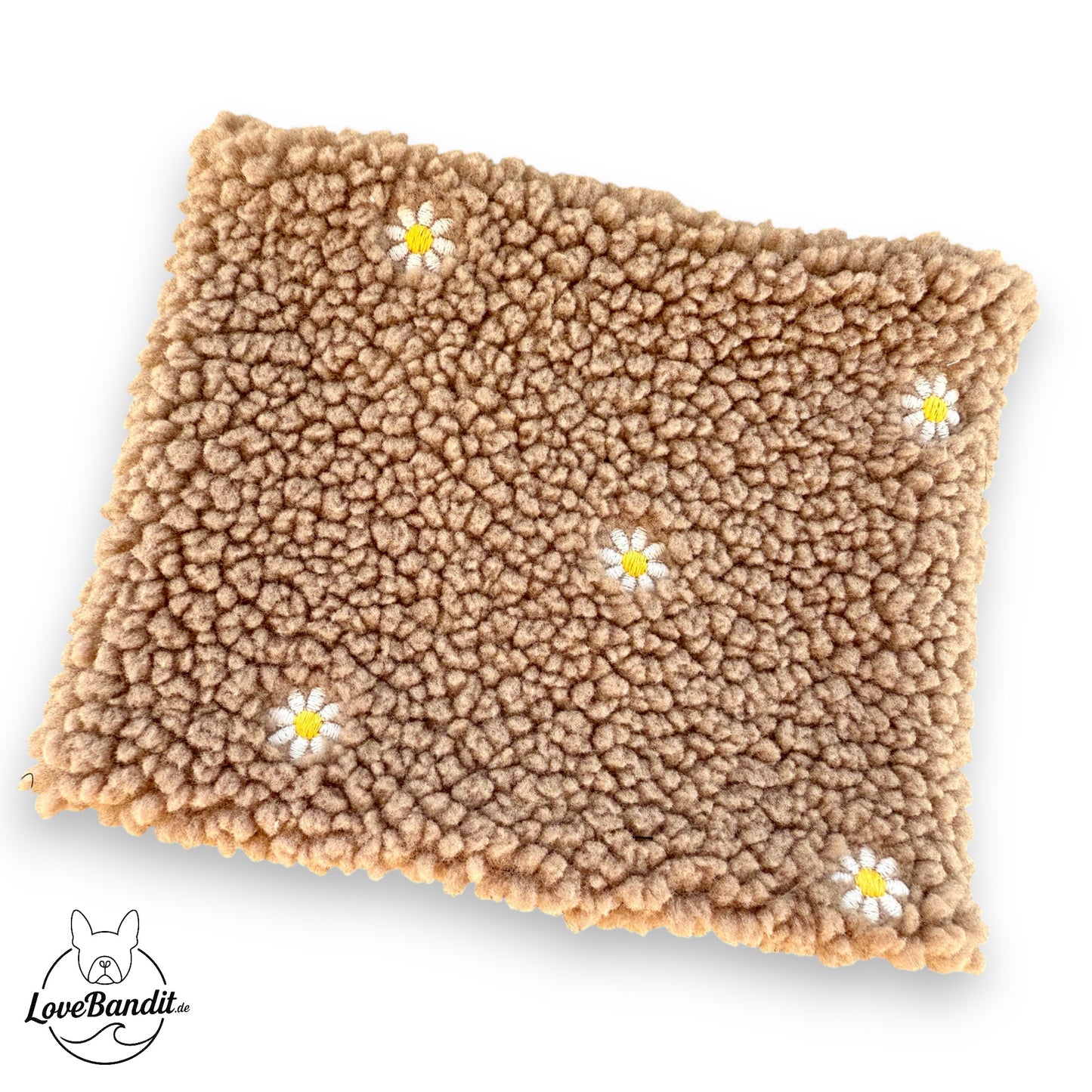 Hundeloop Hundeschal Teddy Gänsebluemchen beige