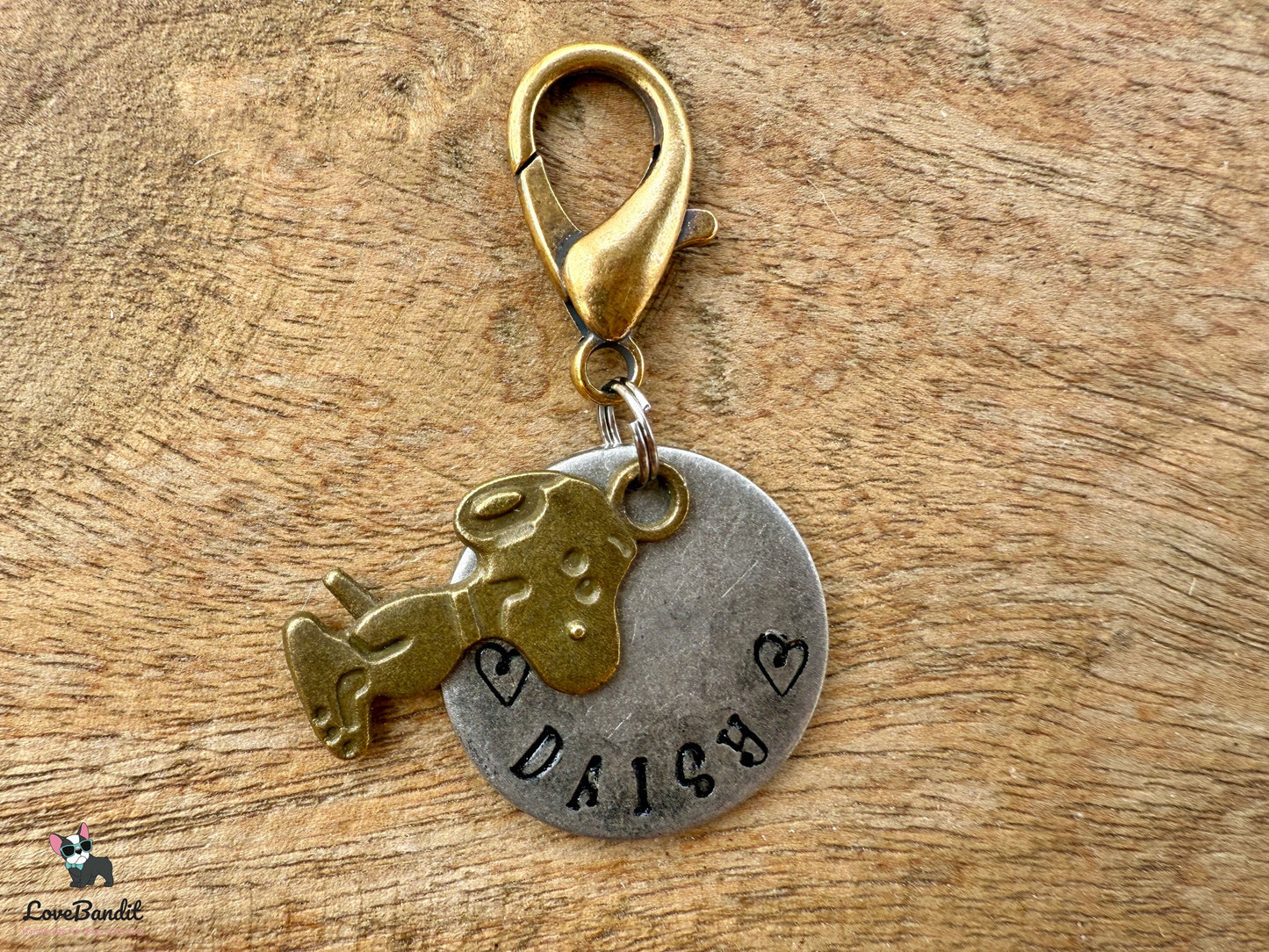 Hundemarke Kulthund Antik Silber Messing Bronze Lovebandit