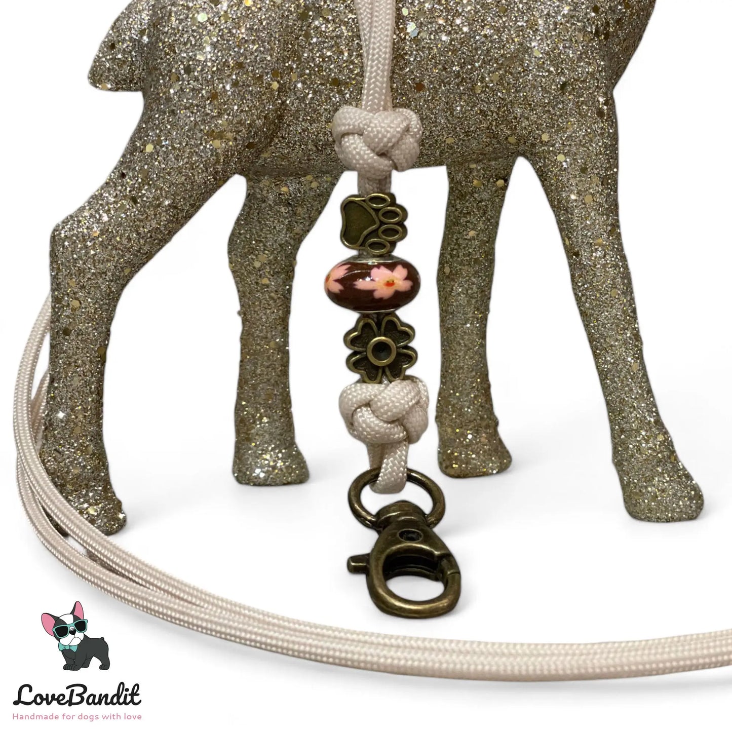 Hundepfeifenband Bronze Pfote Kleeblatt - LoveBandit