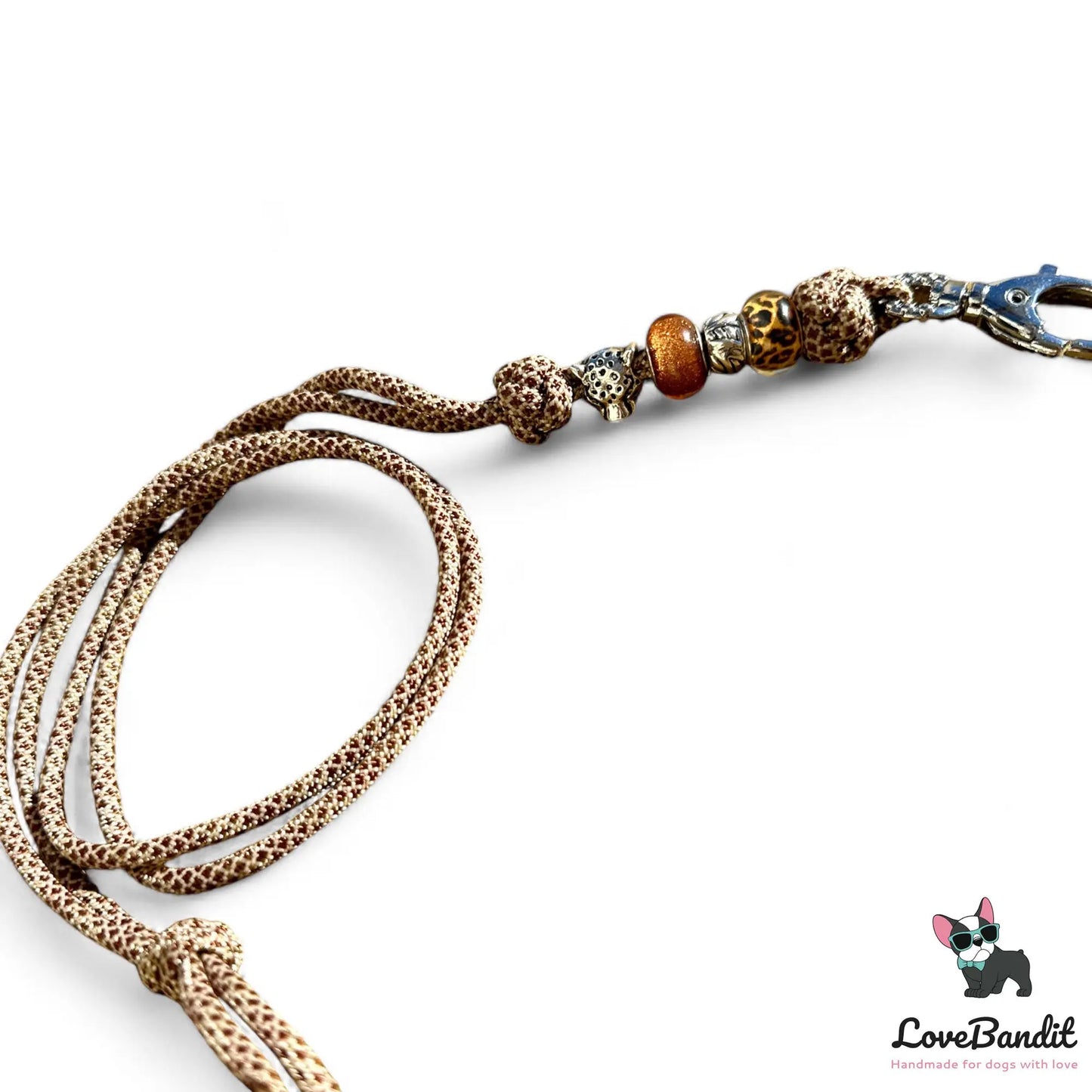 Hundepfeifenband Leo Raubkatze Paracord - LoveBandit