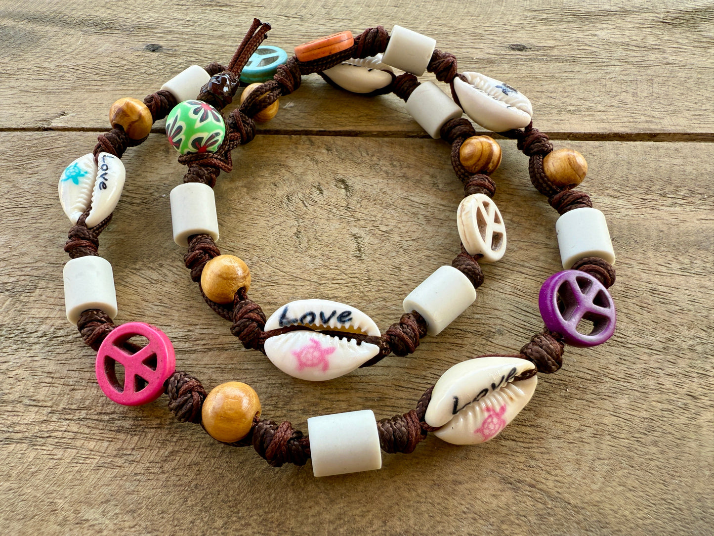 EM-Keramik Halsband Zeckenhalsband Peace and Love Lovebandit