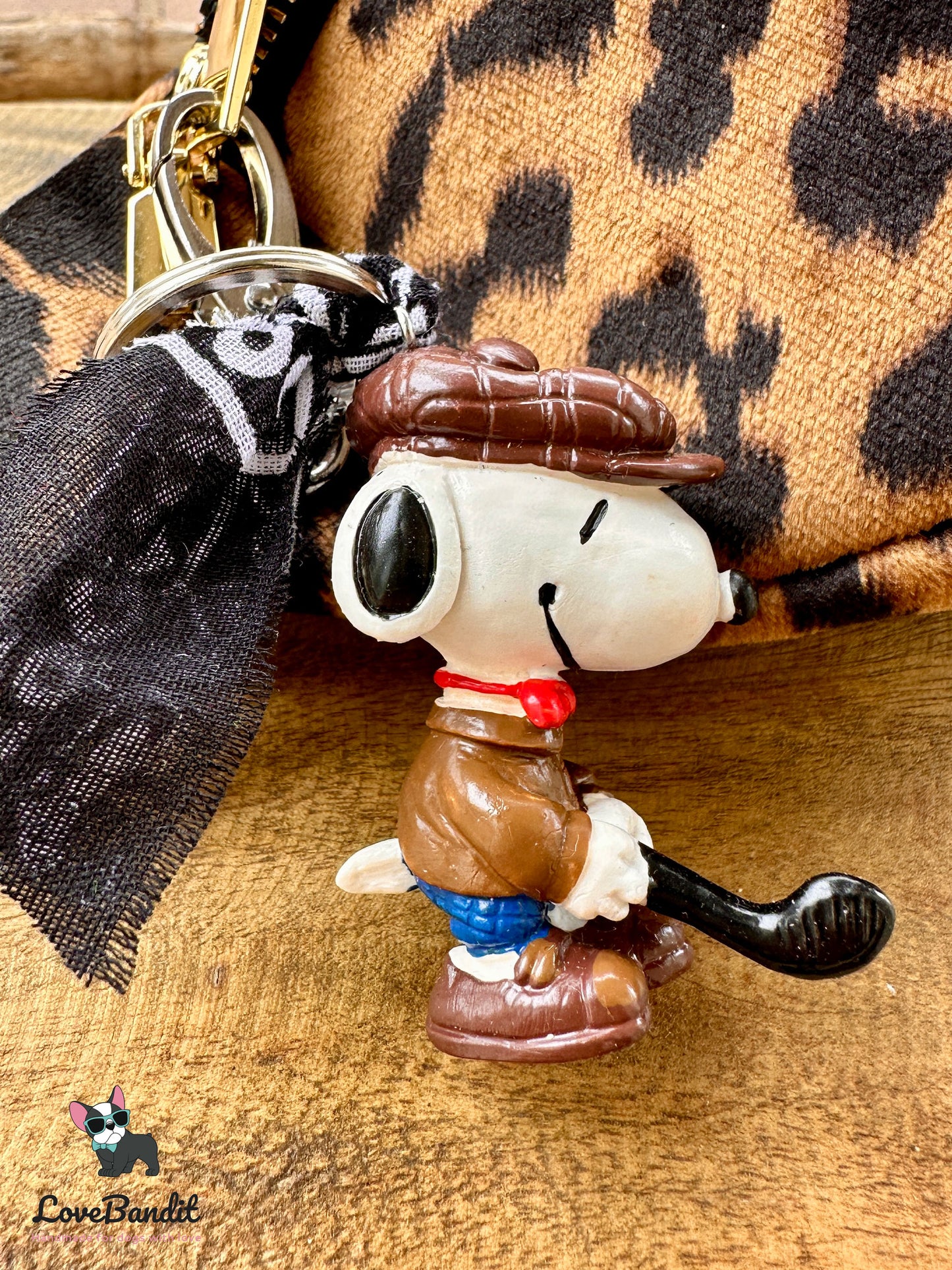 Taschenanhänger Bag Charm Peanuts Snoopy Golf - LoveBandit