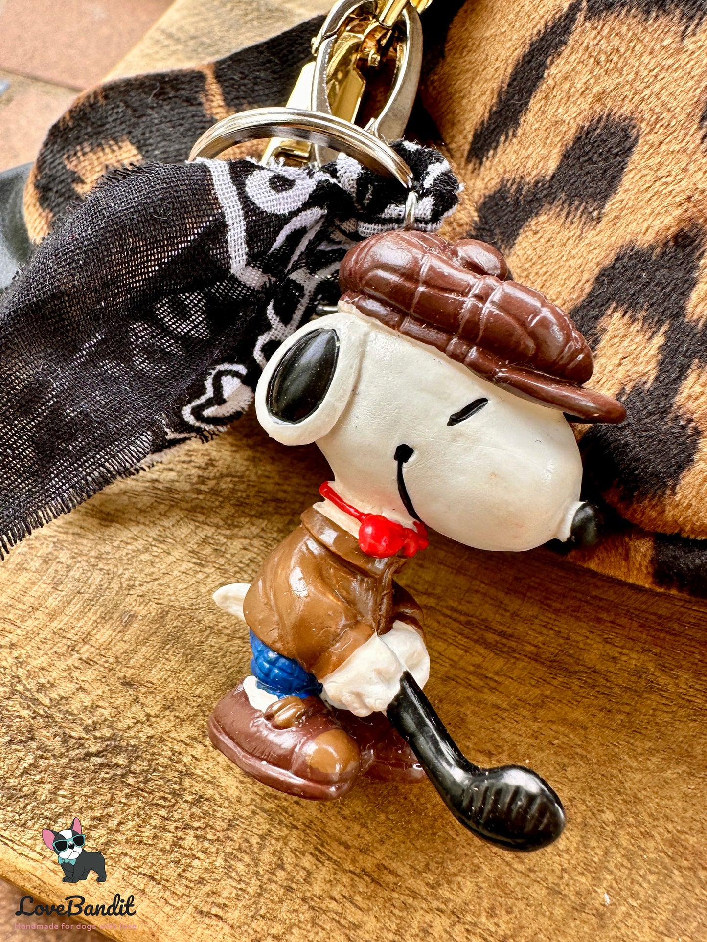 Taschenanhänger Bag Charm Peanuts Snoopy Golf - LoveBandit