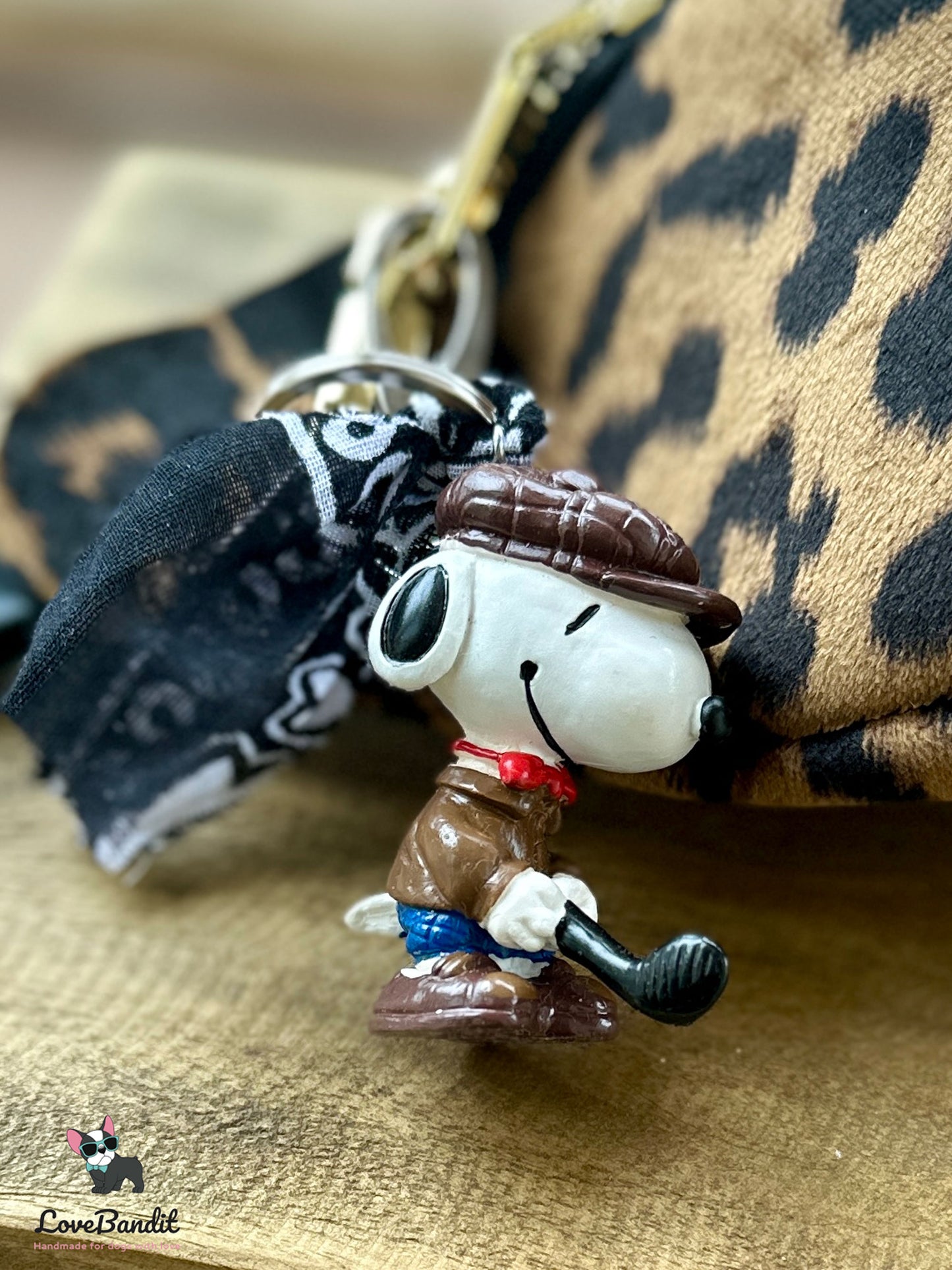 Taschenanhänger Bag Charm Peanuts Snoopy Golf - LoveBandit