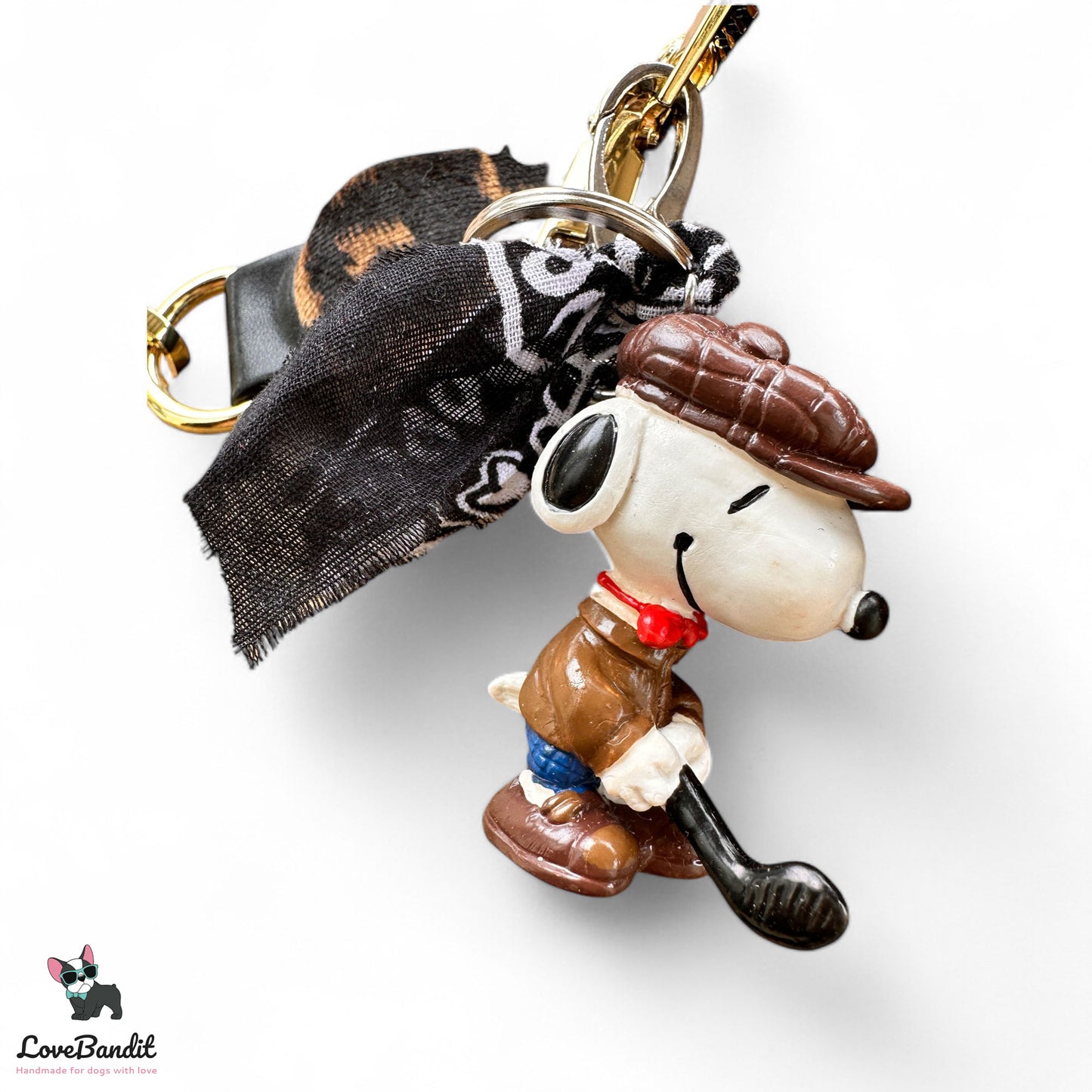 Taschenanhänger Bag Charm Peanuts Snoopy Golf - LoveBandit