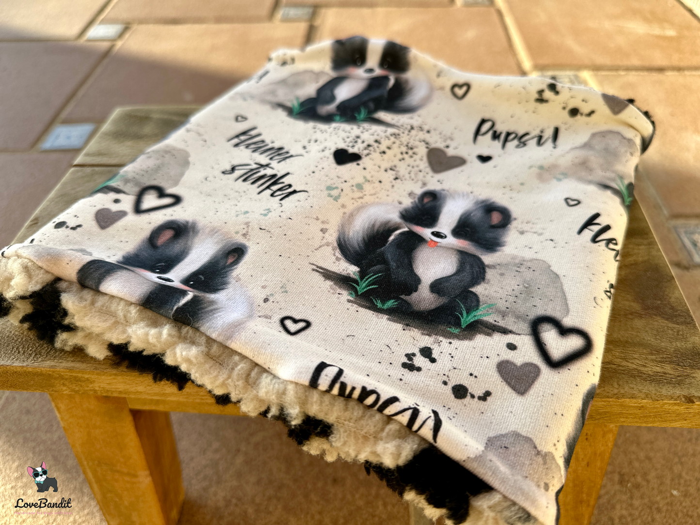 Hundeschal Hundeloop "Kleiner Stinker" Pupsi - LoveBandit
