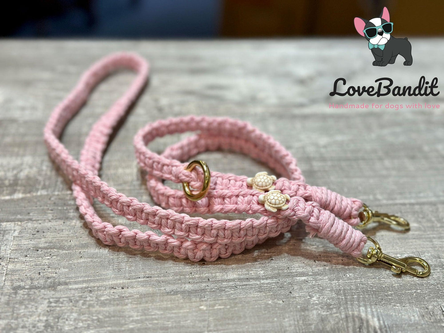 Crossbody Handyband Handykette Rosé Schildkröten Seesterne Muscheln - LoveBandit