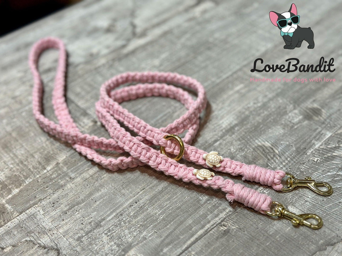 Crossbody Handyband Handykette Rosé Schildkröten Seesterne Muscheln - LoveBandit