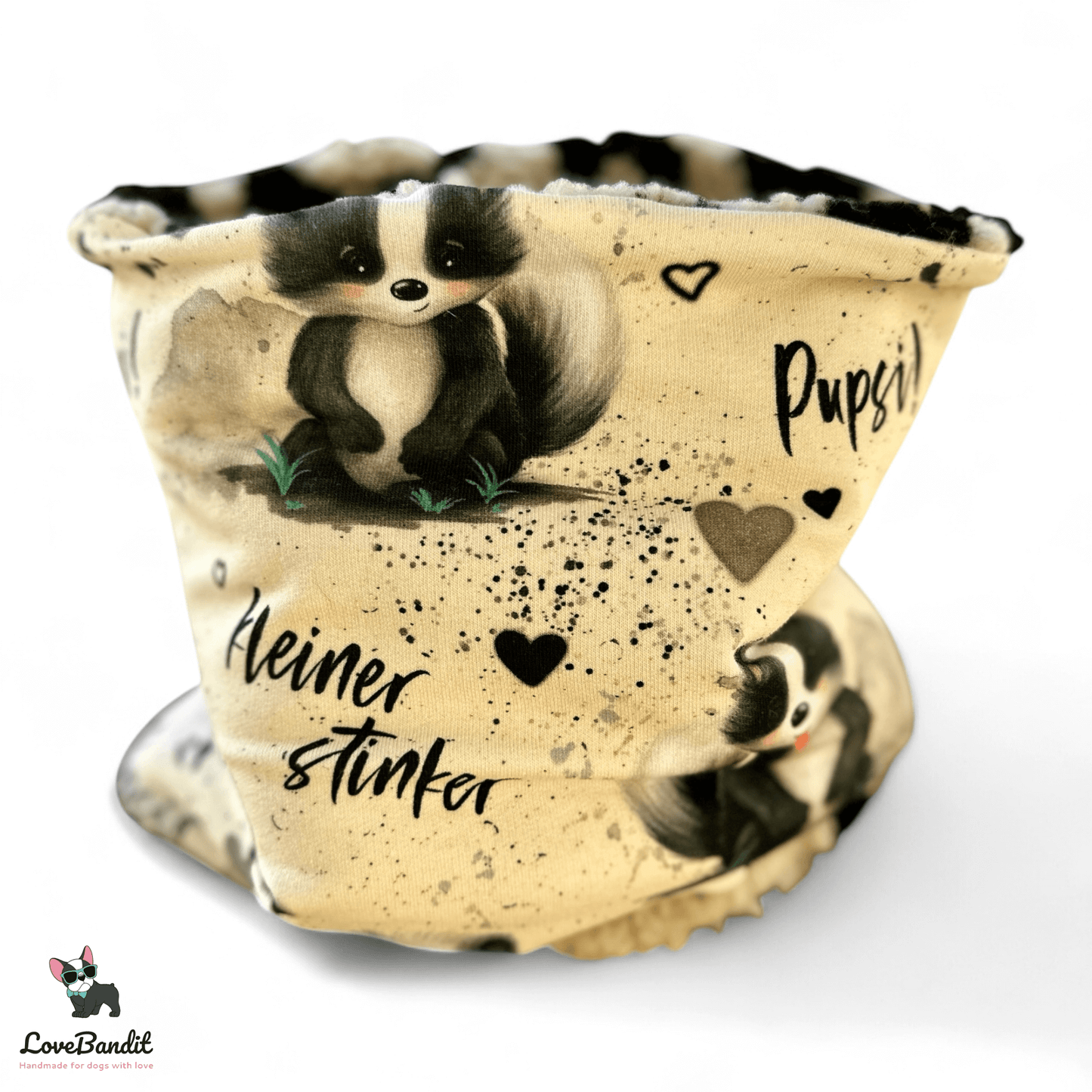 Hundeschal Hundeloop "Kleiner Stinker" Pupsi - LoveBandit