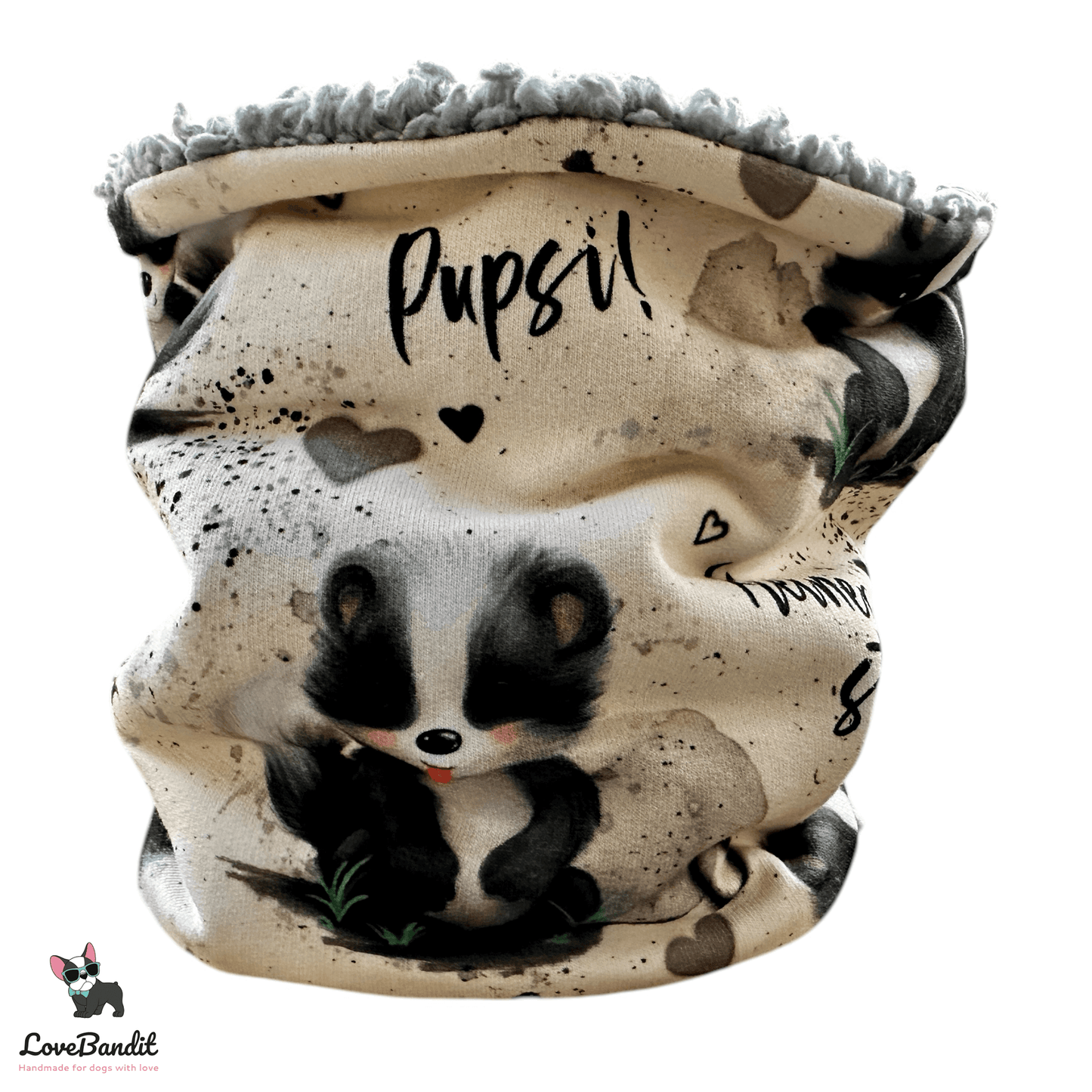 Hundeschal Hundeloop "Kleiner Stinker" Pupsi - LoveBandit