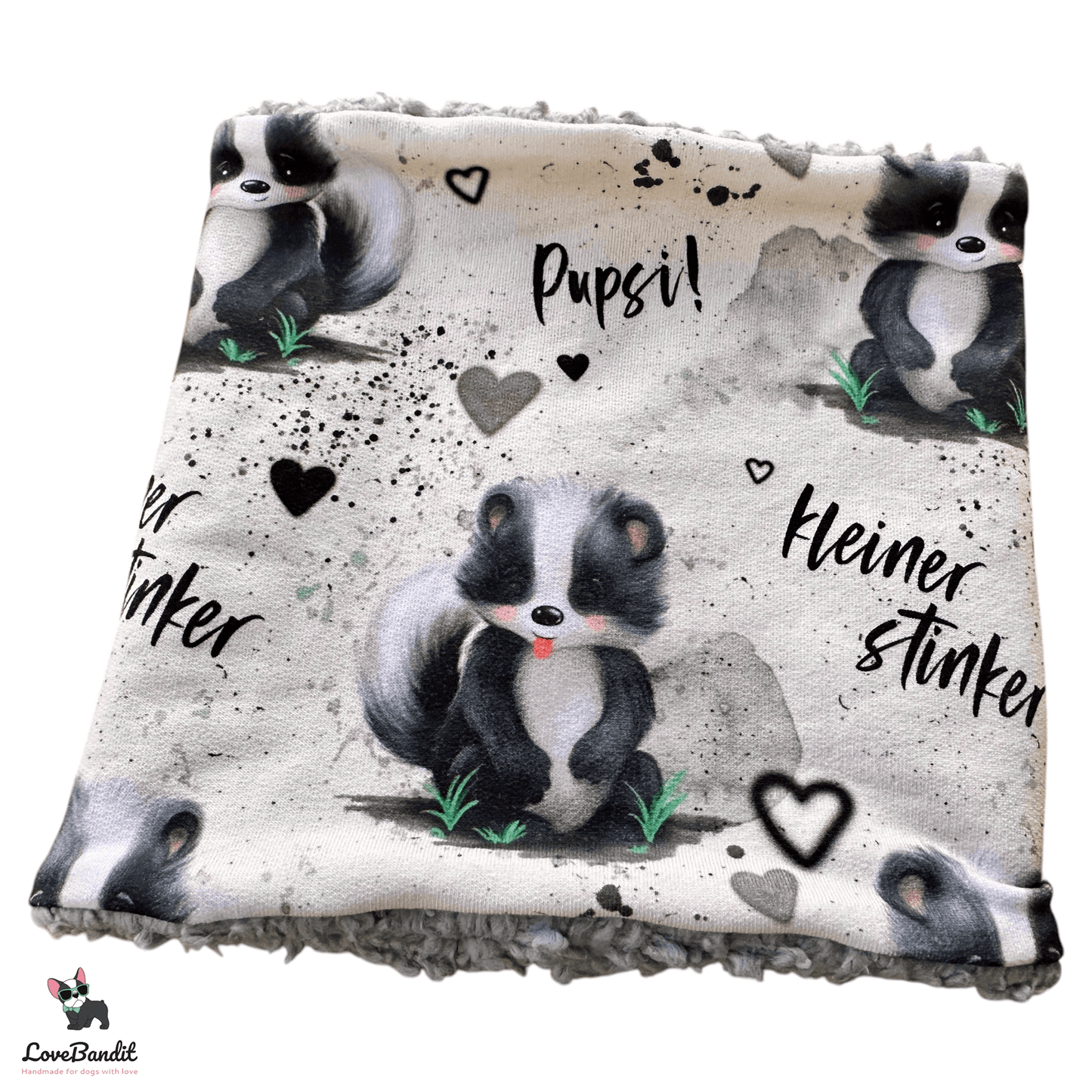 Hundeschal Hundeloop "Kleiner Stinker" Pupsi - LoveBandit