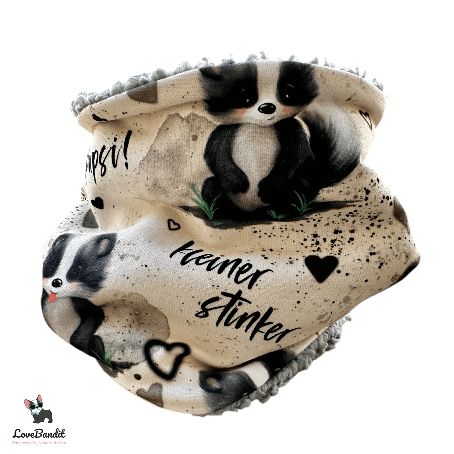 Hundeschal Hundeloop "Kleiner Stinker" Pupsi - LoveBandit