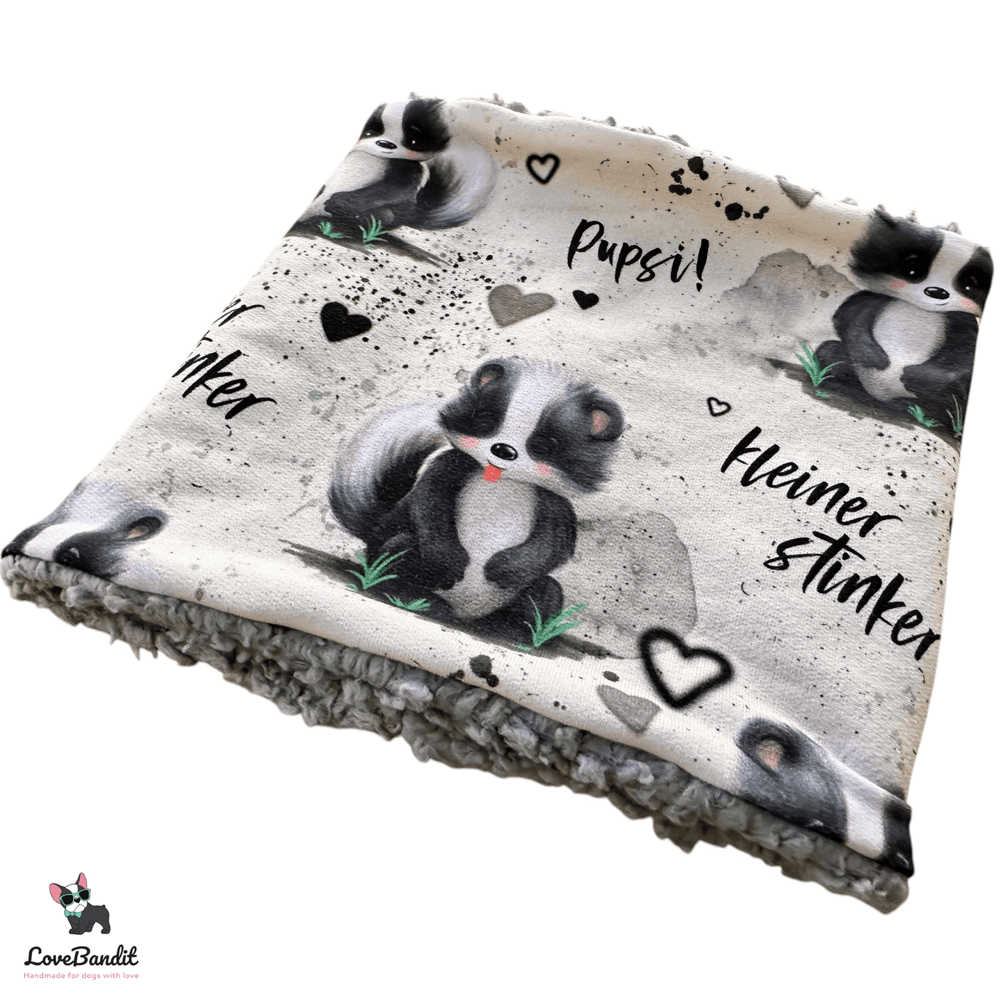 Hundeschal Hundeloop "Kleiner Stinker" Pupsi - LoveBandit