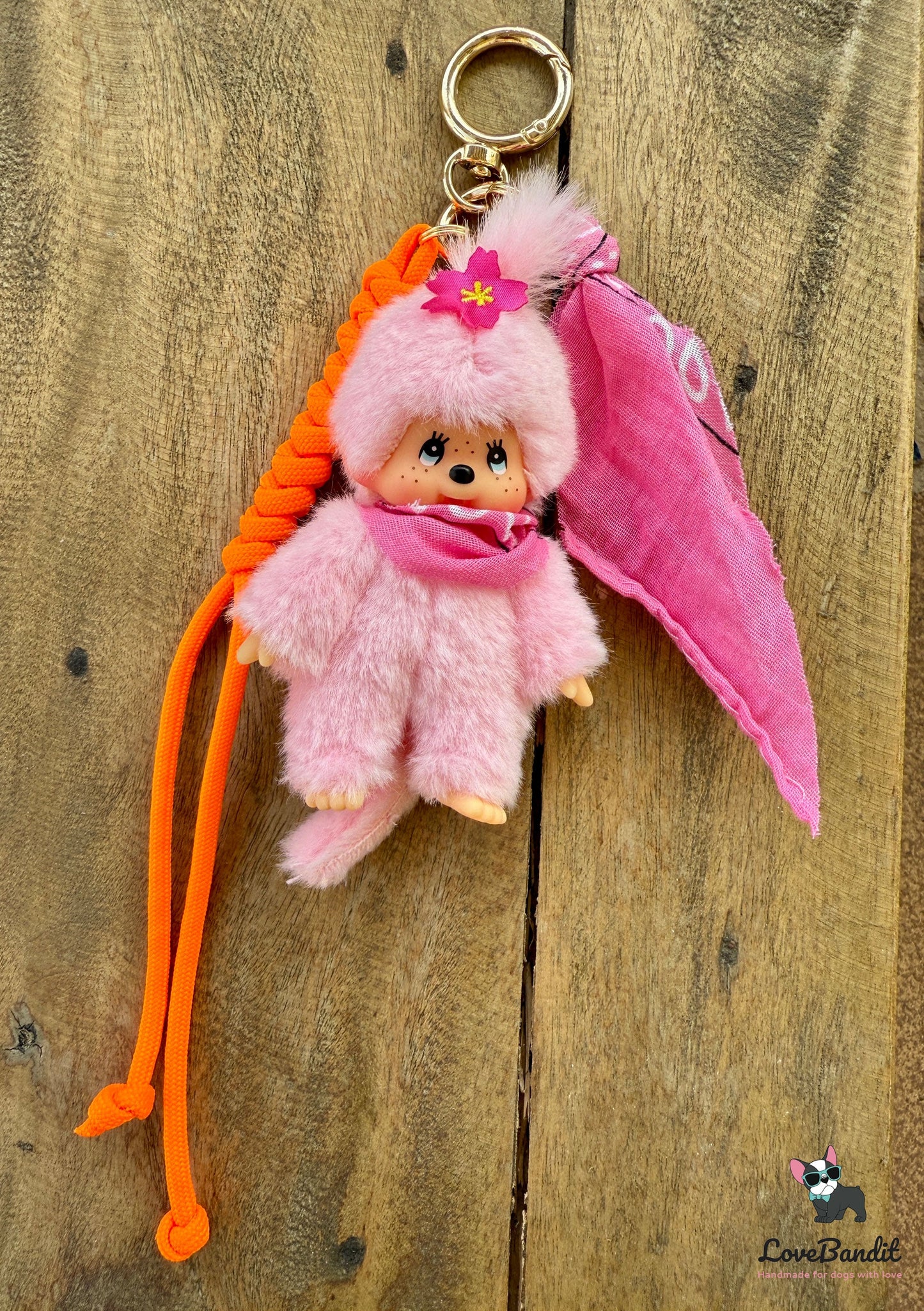 Taschenanhänger Bag Charm Monchhichi Pretty in Pink - LIMITIERT LoveBandit