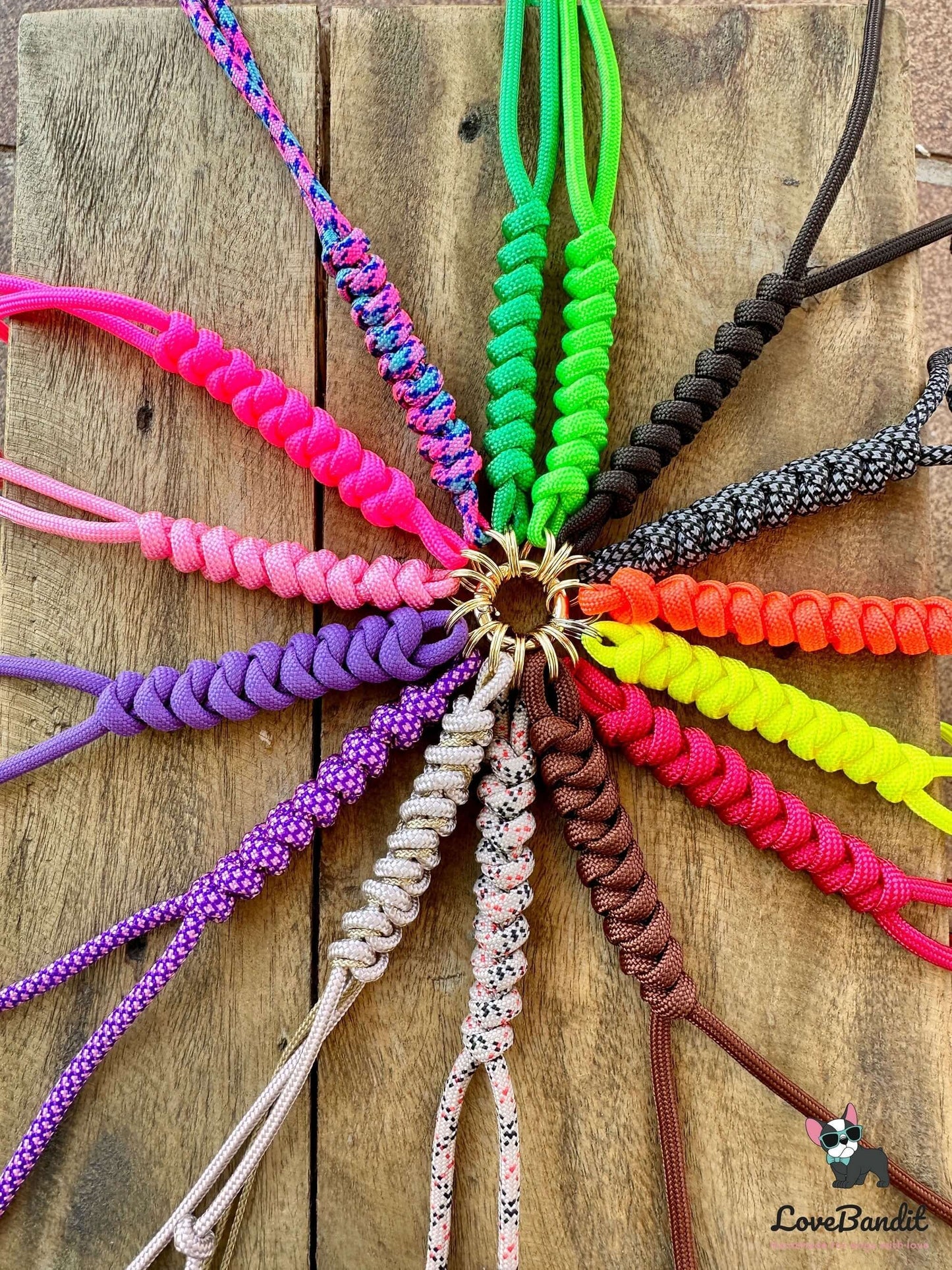 Taschenanhänger Bag Charm Seilfarben - LoveBandit