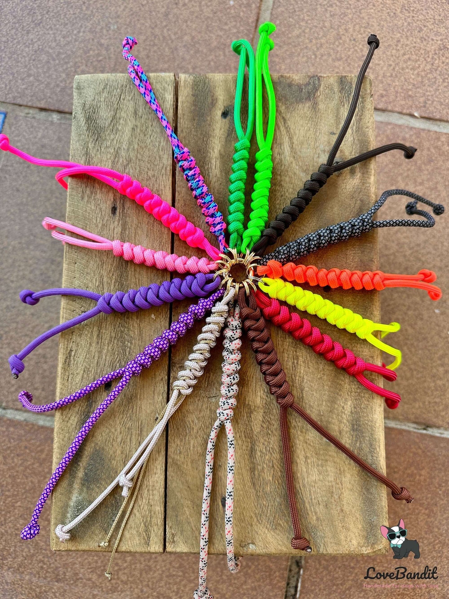 Taschenanhänger Bag Charm Seilanhaenger Farben - LoveBandit