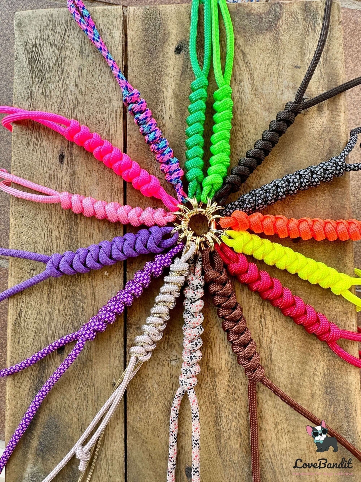 Taschenanhänger Bag Charm Seilfarben - LoveBandit