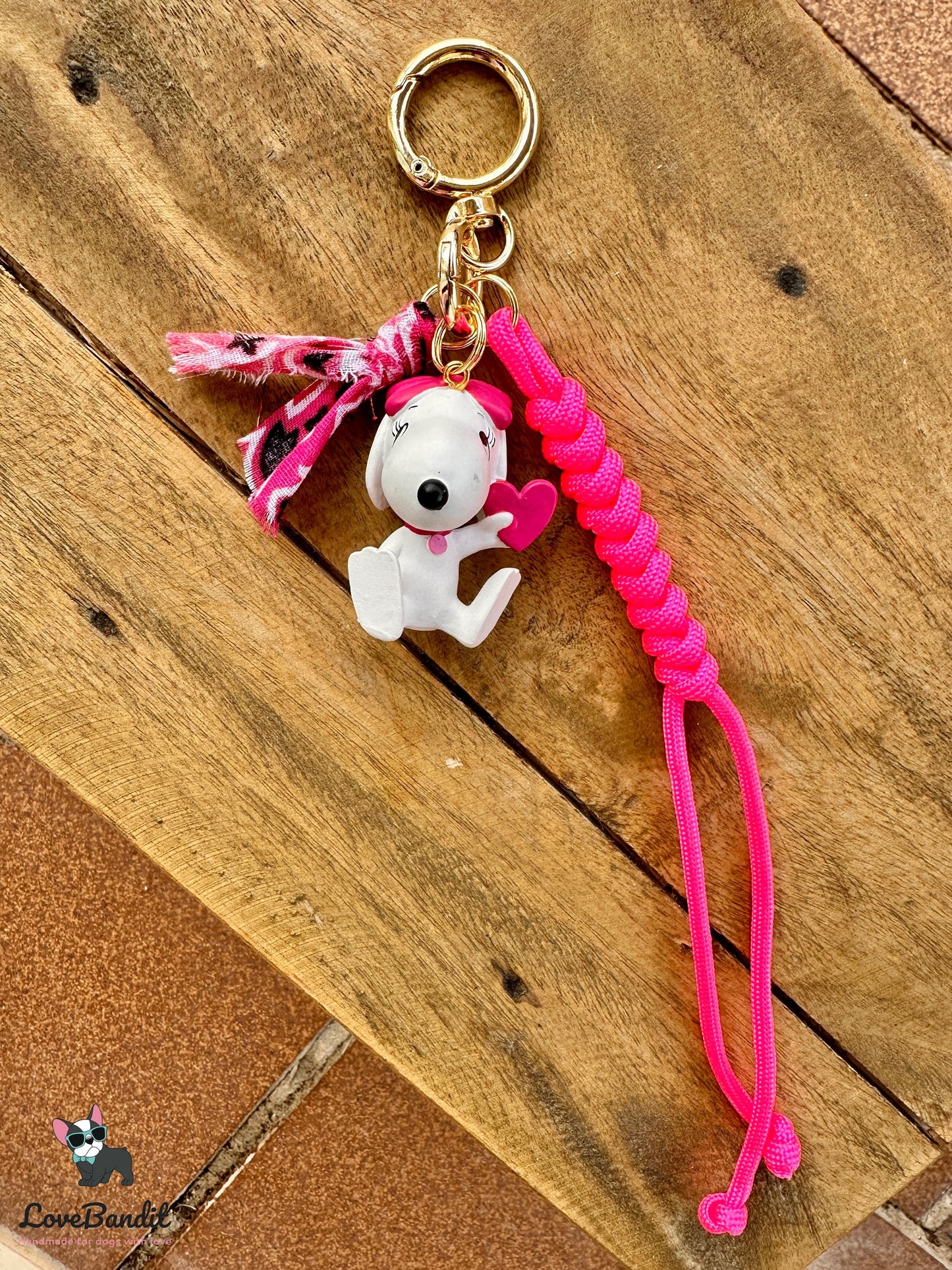 Taschenanhänger Bag Charm Peanuts Belle Love - LoveBandit