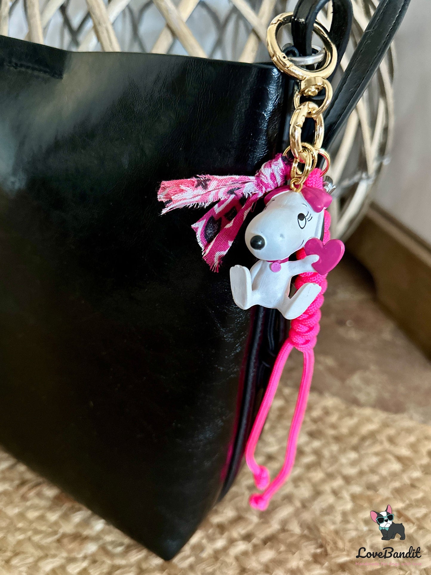 Taschenanhänger Bag Charm Peanuts Belle Love - LoveBandit