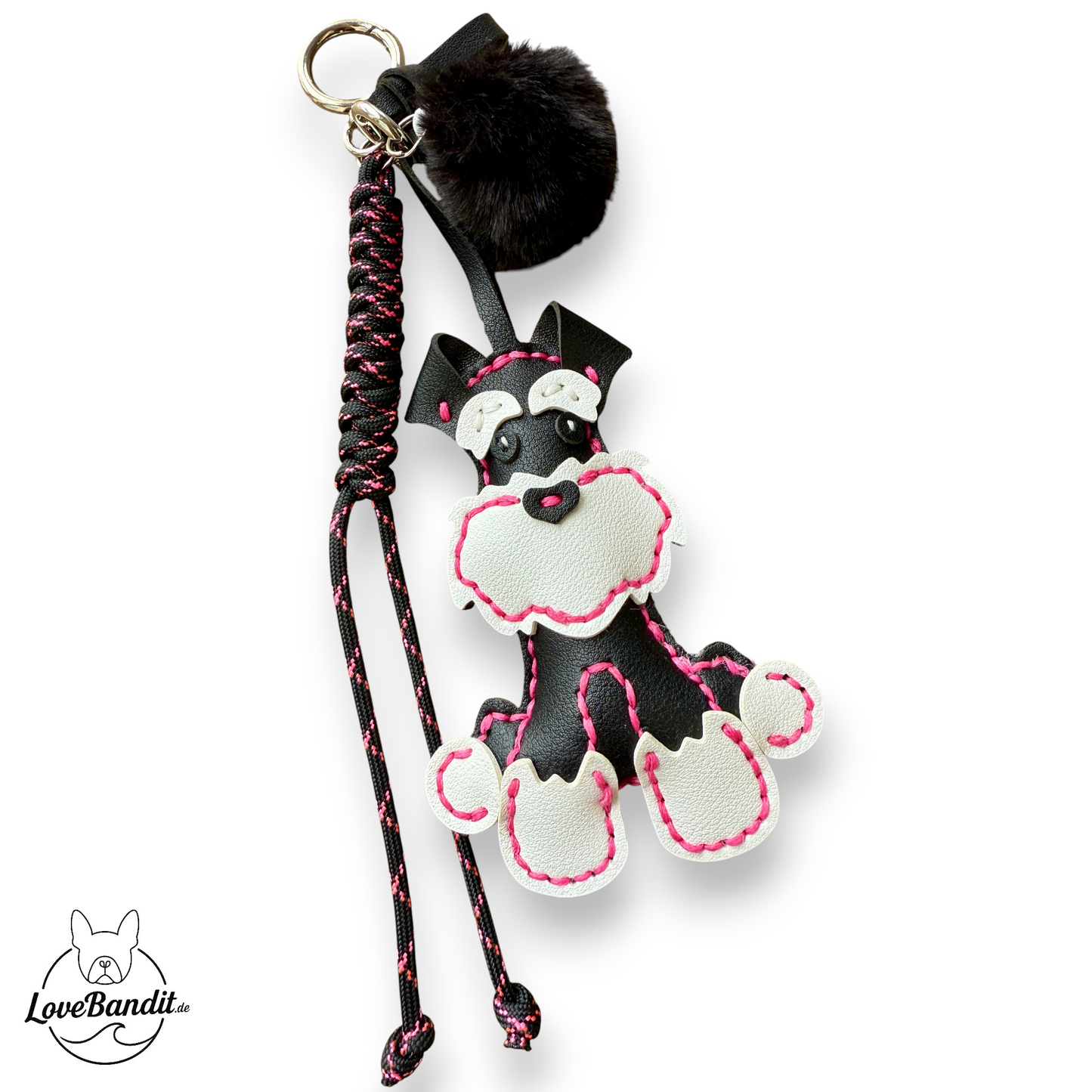 Taschenanhänger Bag Charm Little Schnauzer 🖤🐾✨