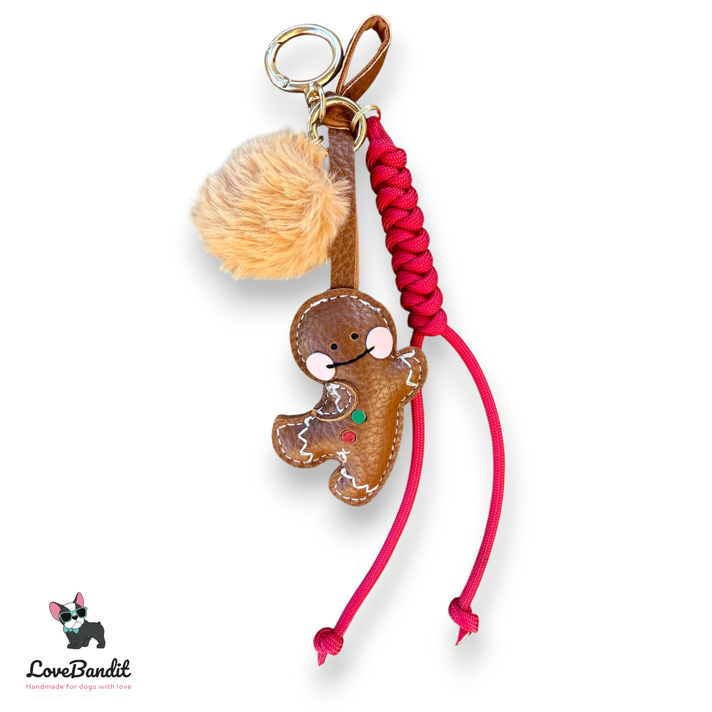 Taschenanhänger Bag Charm Lebkuchenmännchen LoveBandit